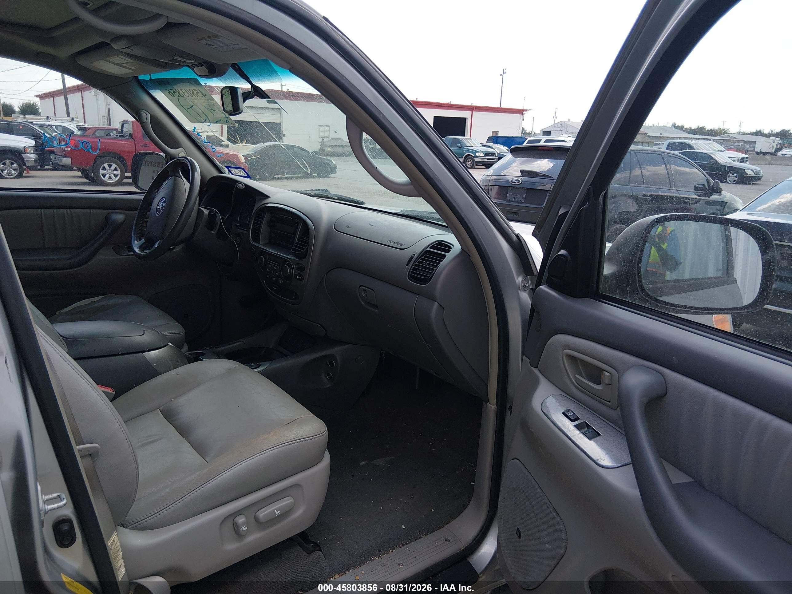 2007 Toyota Sequoia Limited Silver vin: 5TDZT38A37S295891