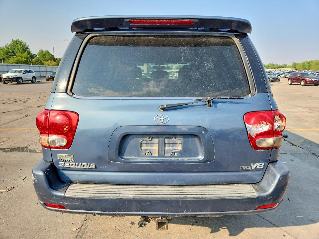 2007 Toyota Sequoia Limited Blue vin: 5TDZT38A37S298869