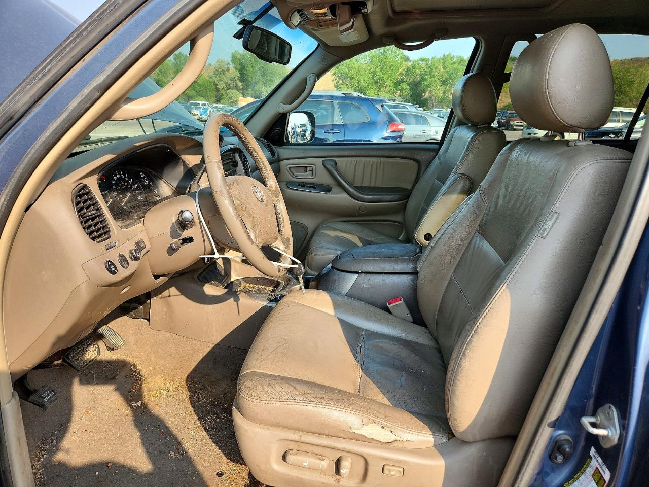 2007 Toyota Sequoia Limited Blue vin: 5TDZT38A37S298869