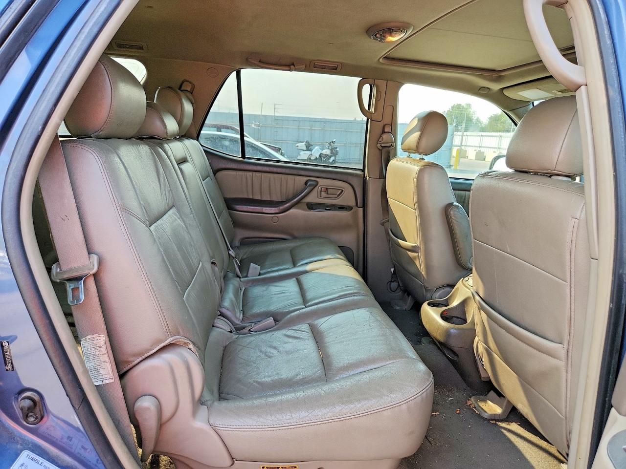 2007 Toyota Sequoia Limited Blue vin: 5TDZT38A37S298869