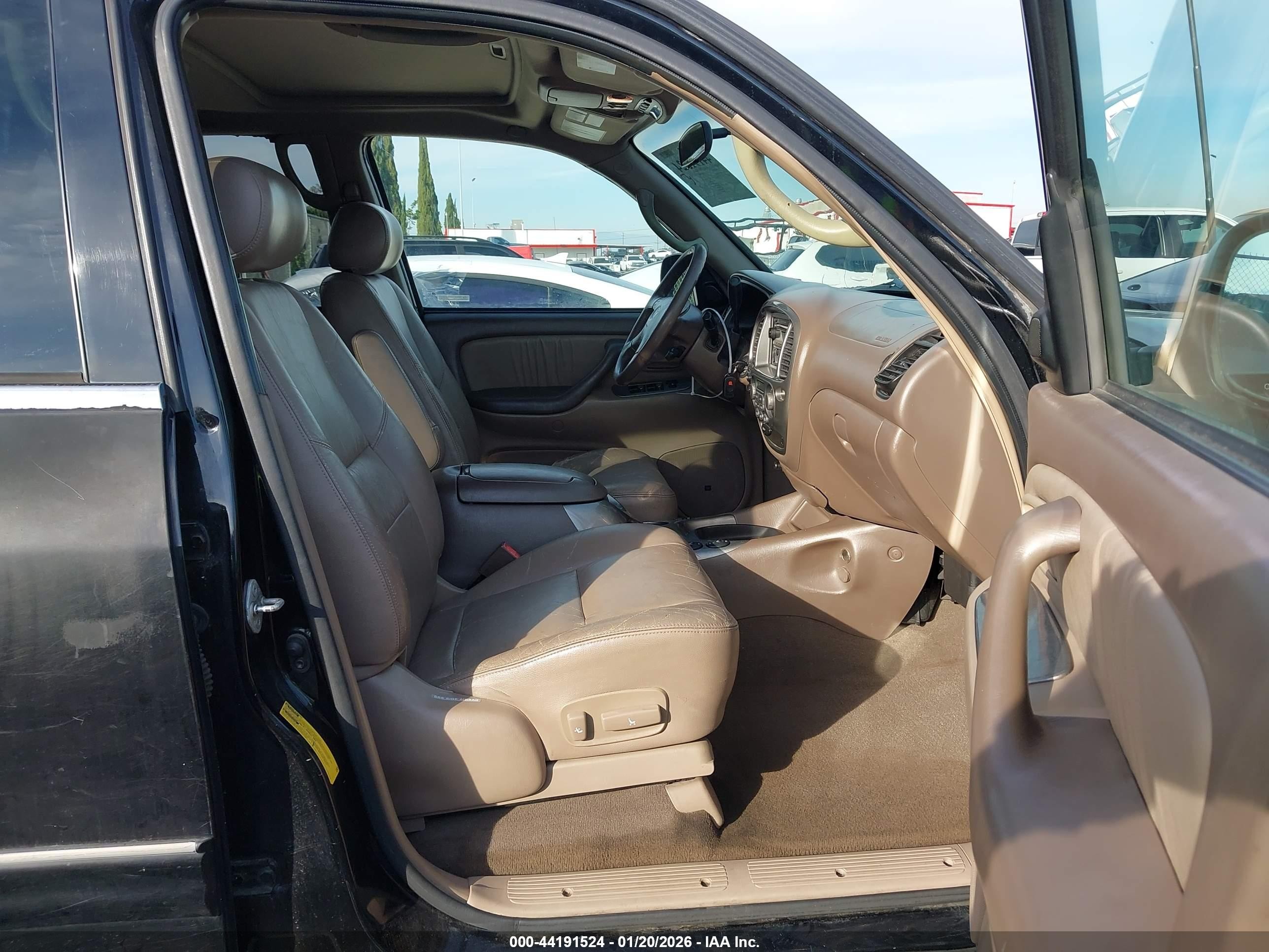 2001 Toyota Sequoia Limited V8 Black vin: 5TDZT38A41S005097
