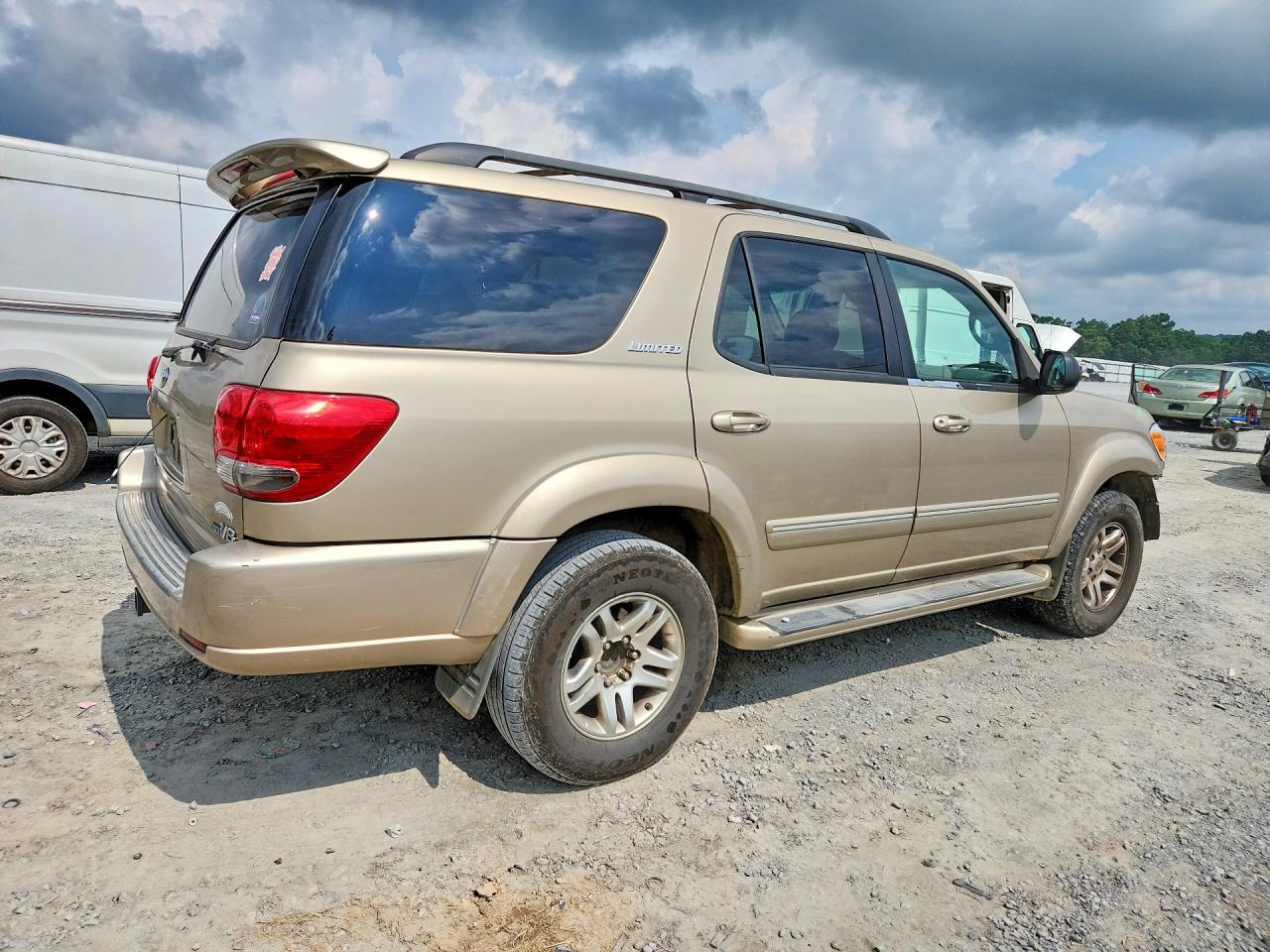 2006 Toyota Sequoia Limited Gold vin: 5TDZT38A46S273736