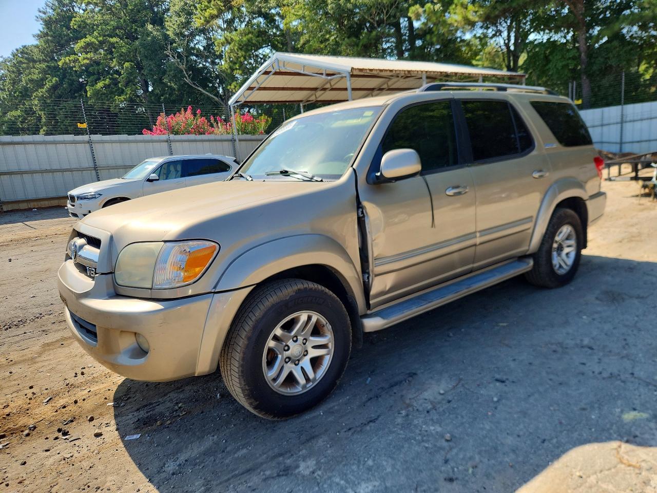 2006 Toyota Sequoia Limited Gold vin: 5TDZT38A46S276359