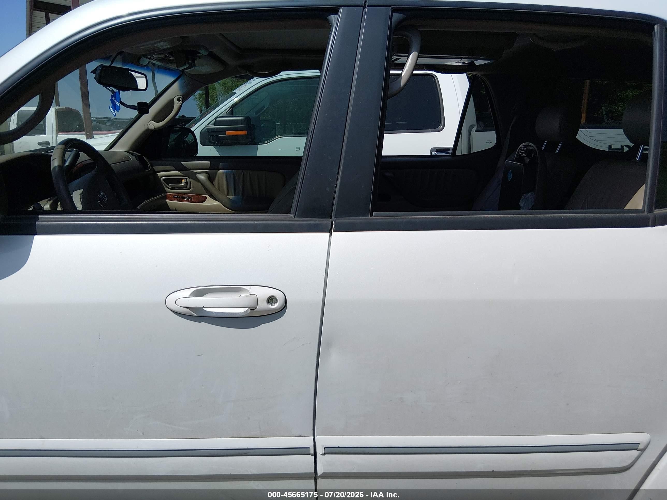 2007 Toyota Sequoia Limited V8 Белый vin: 5TDZT38A57S294855