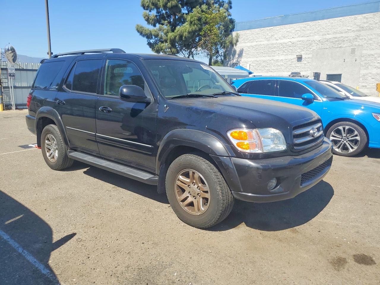 2003 Toyota Sequoia Limited Черный vin: 5TDZT38A63S183239