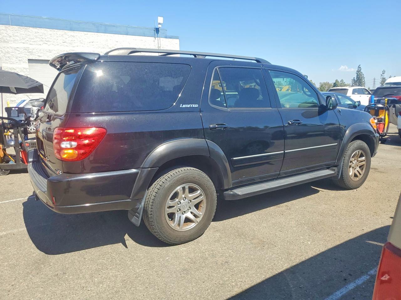 2003 Toyota Sequoia Limited Черный vin: 5TDZT38A63S183239
