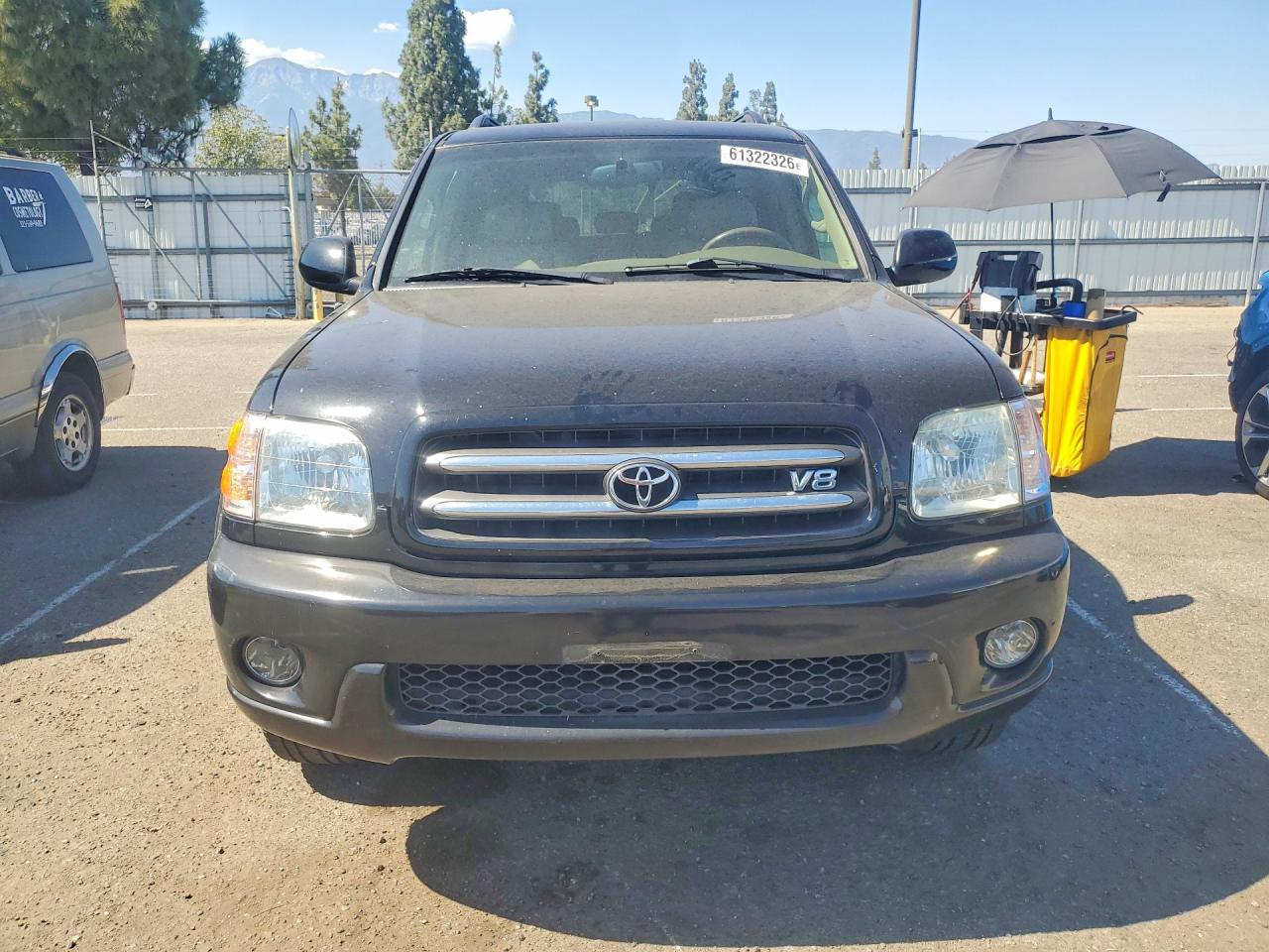 2003 Toyota Sequoia Limited Черный vin: 5TDZT38A63S183239
