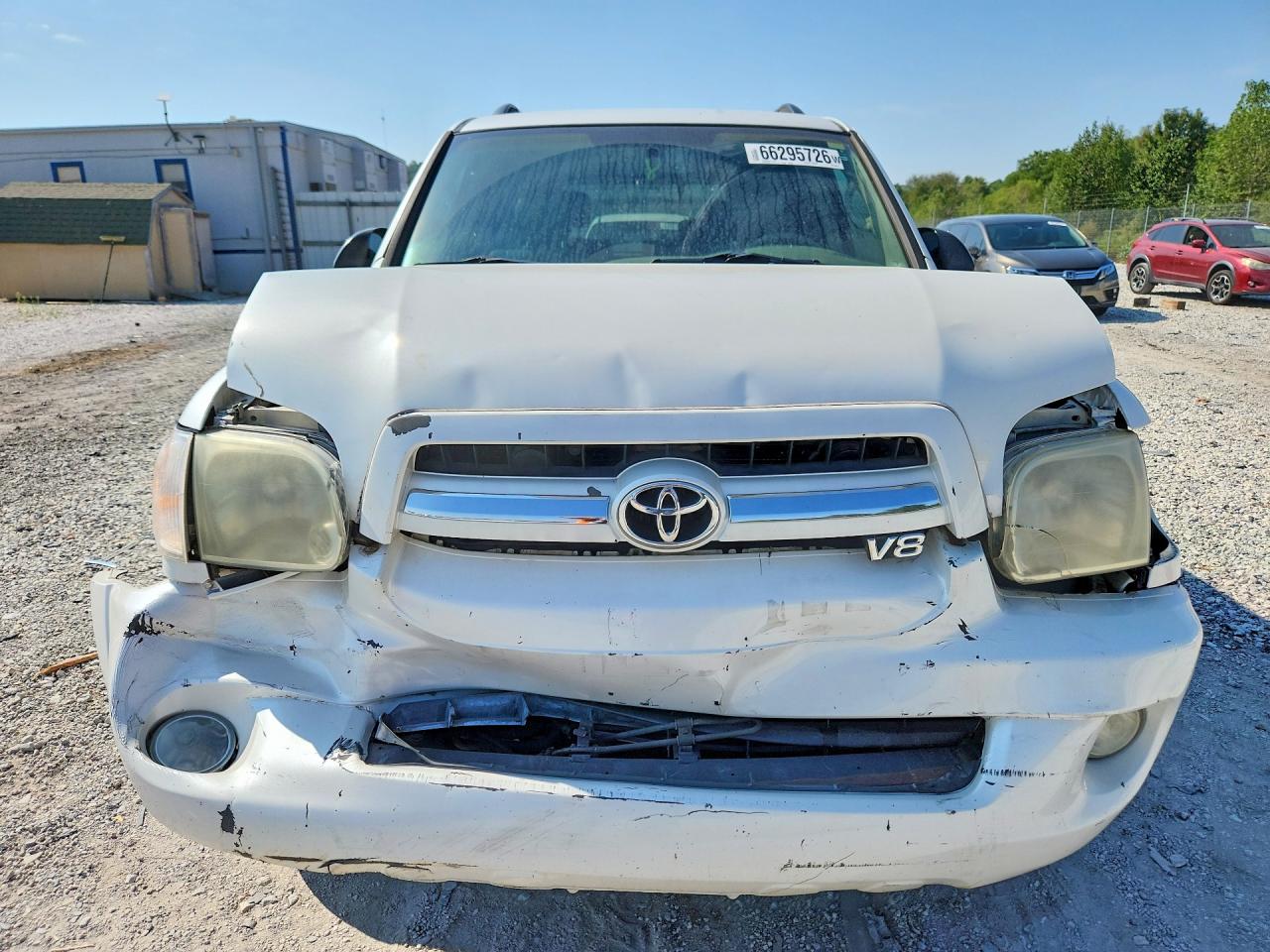 2007 Toyota Sequoia Limited White vin: 5TDZT38A67S286778