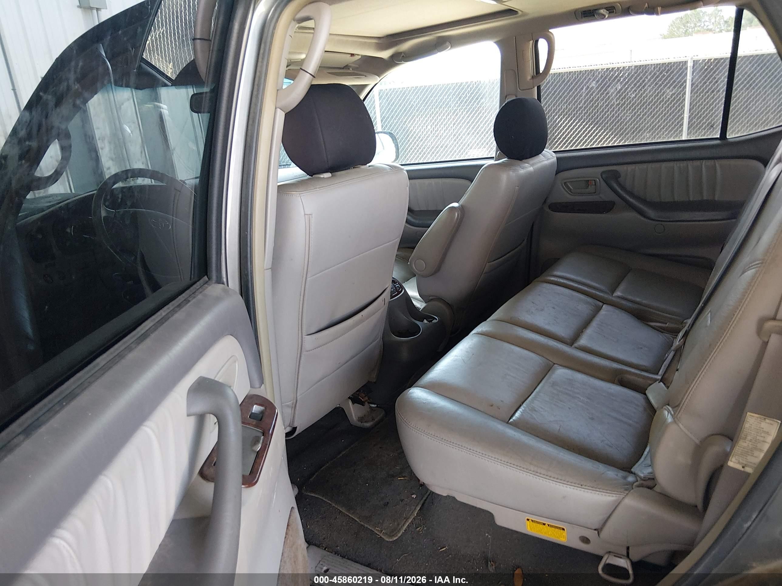 2007 Toyota Sequoia Limited Gray vin: 5TDZT38A67S289566