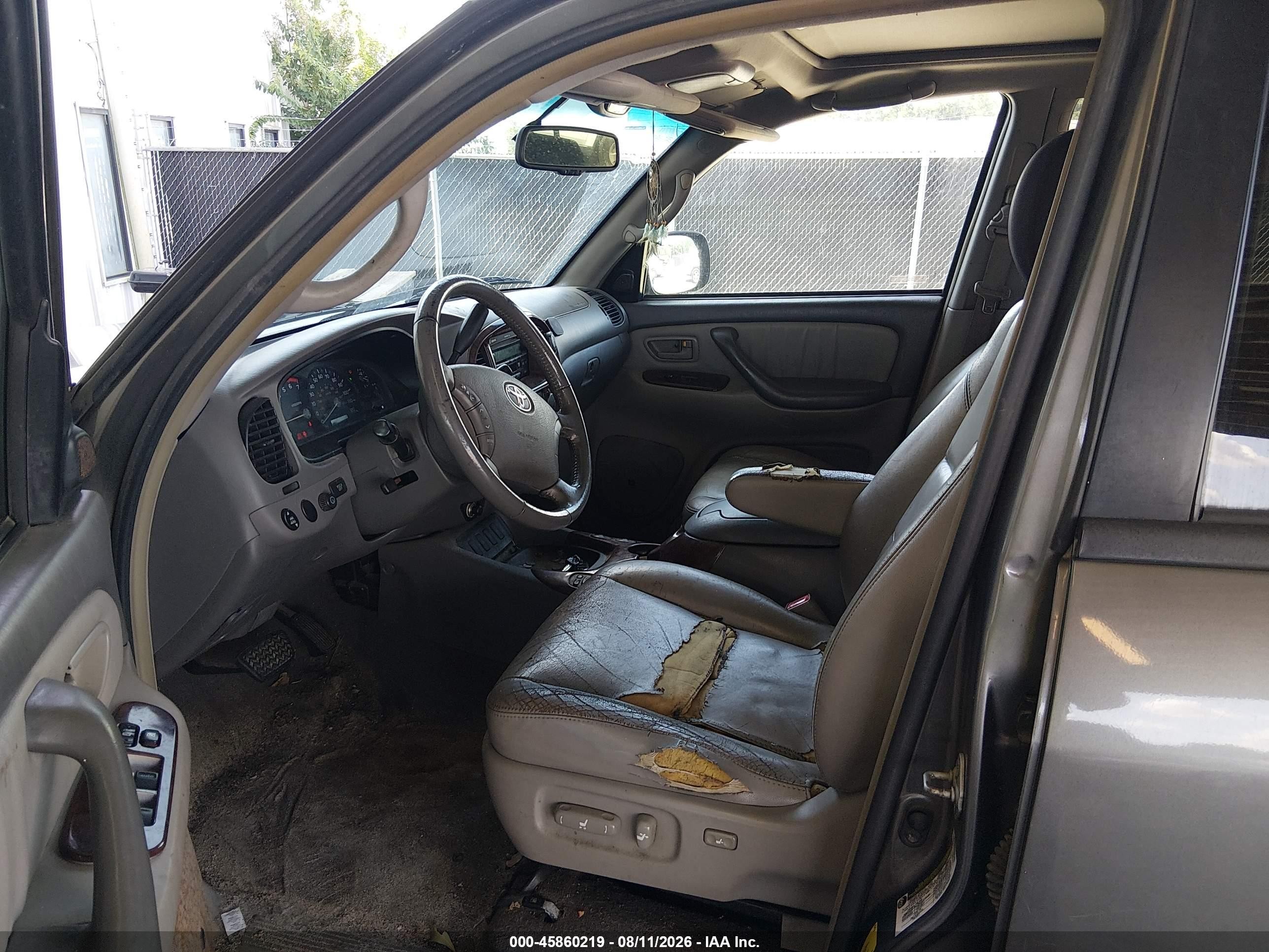 2007 Toyota Sequoia Limited Gray vin: 5TDZT38A67S289566
