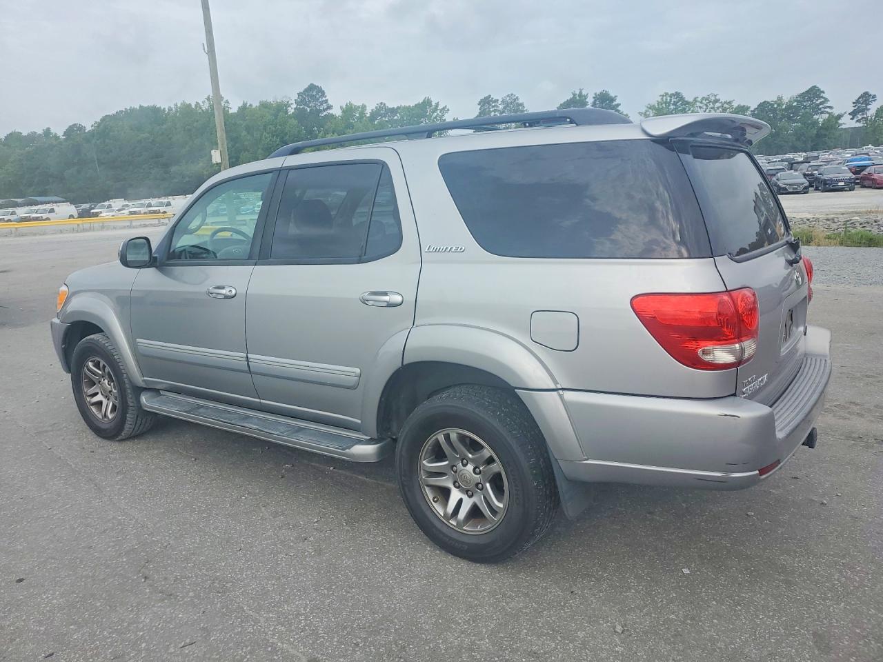 2007 Toyota Sequoia Limited Серебряный vin: 5TDZT38A67S291897