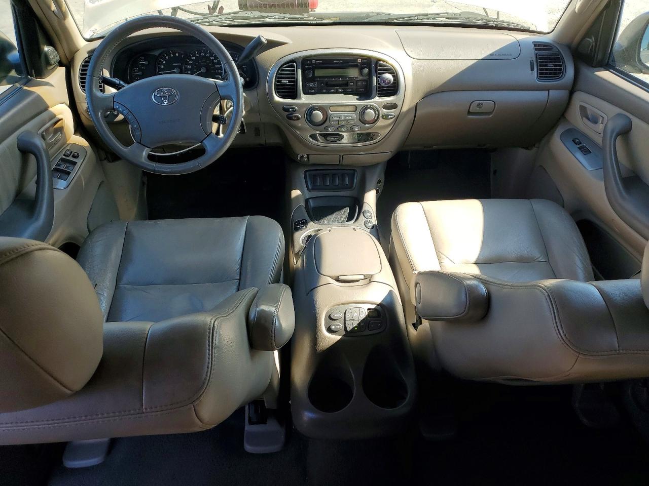 2007 Toyota Sequoia Limited Beige vin: 5TDZT38A67S295352
