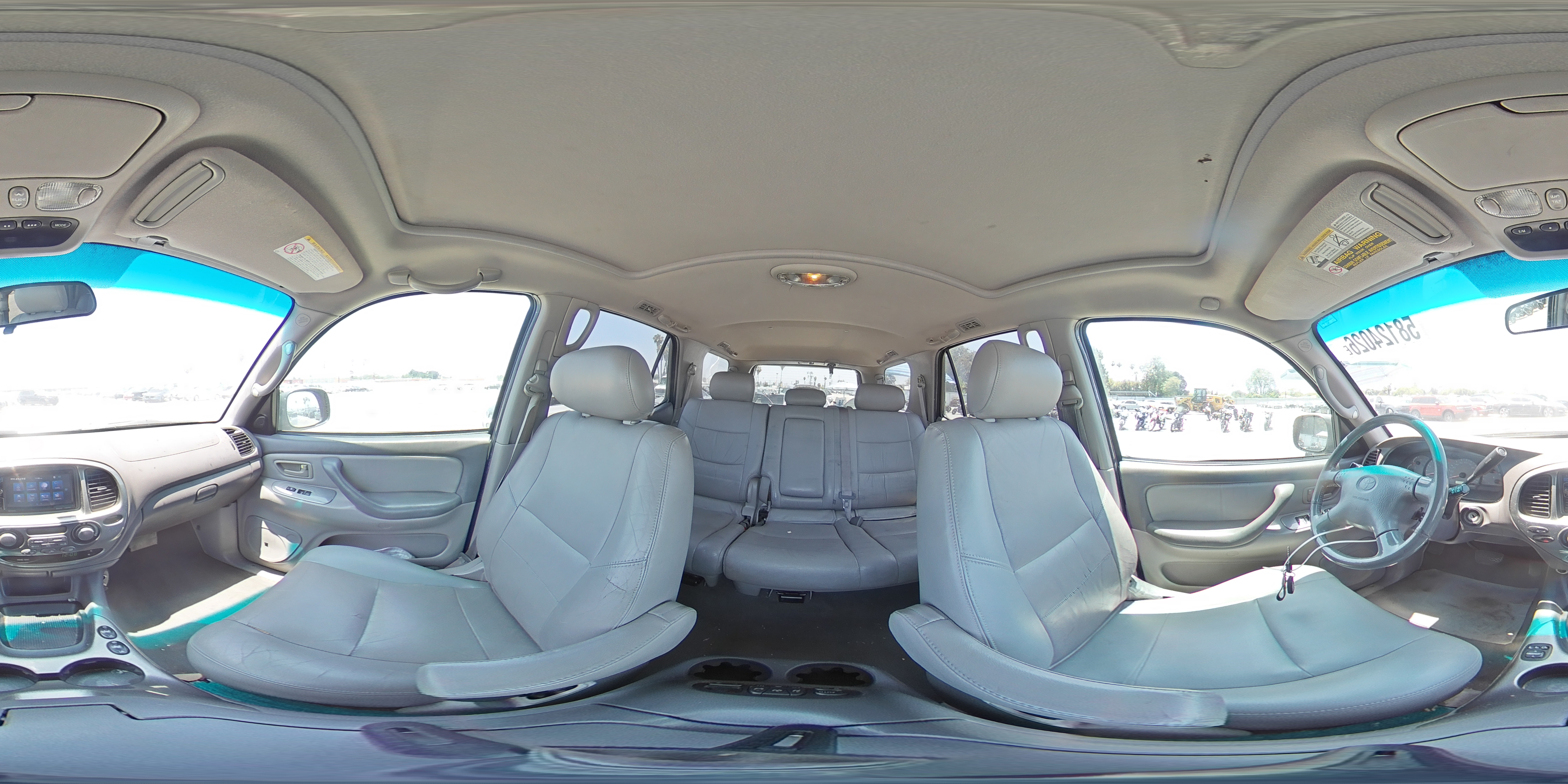 2002 Toyota Sequoia Limited Silver vin: 5TDZT38A72S079227