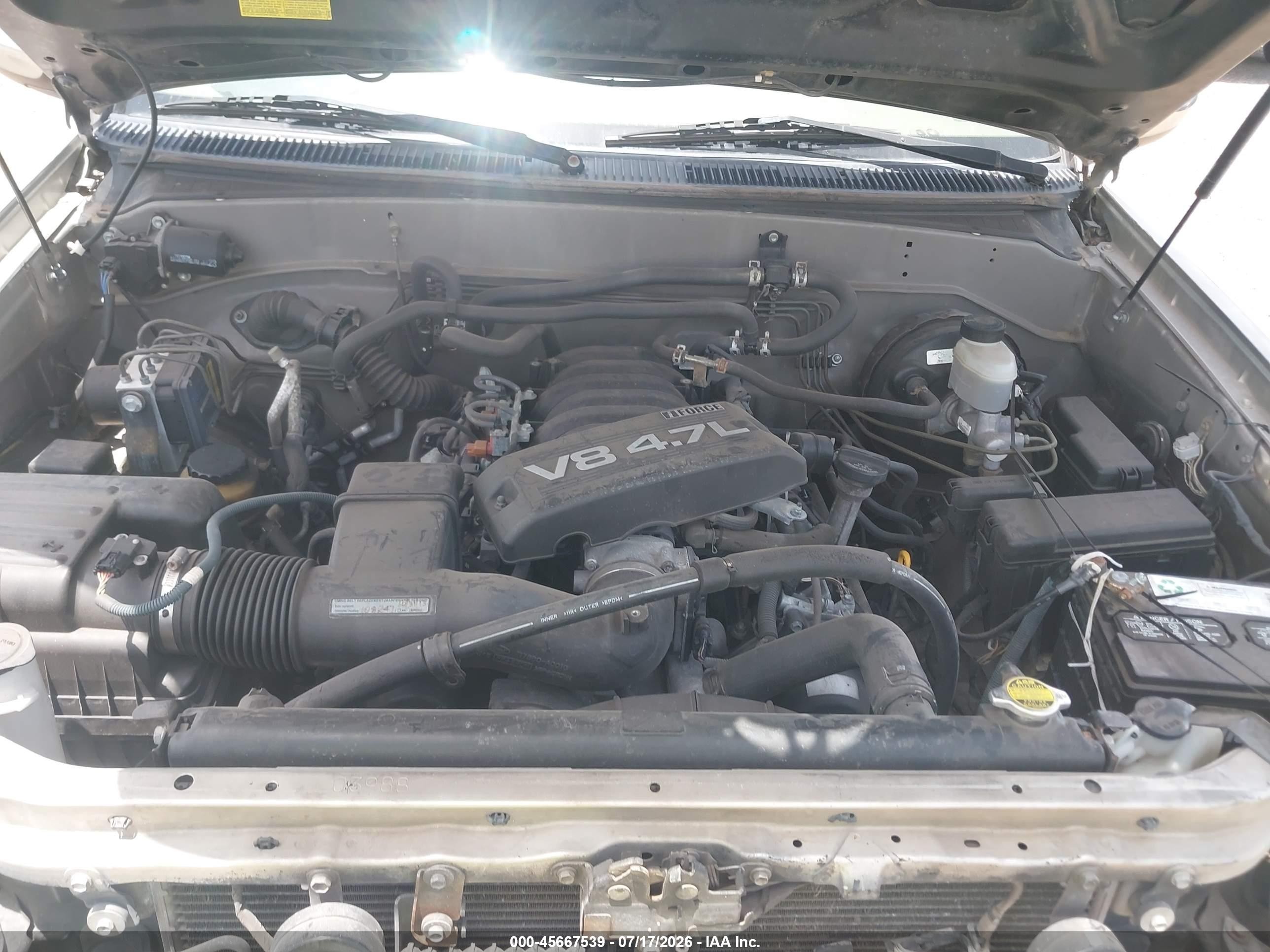 2007 Toyota Sequoia Limited V8 Brown vin: 5TDZT38A77S287633