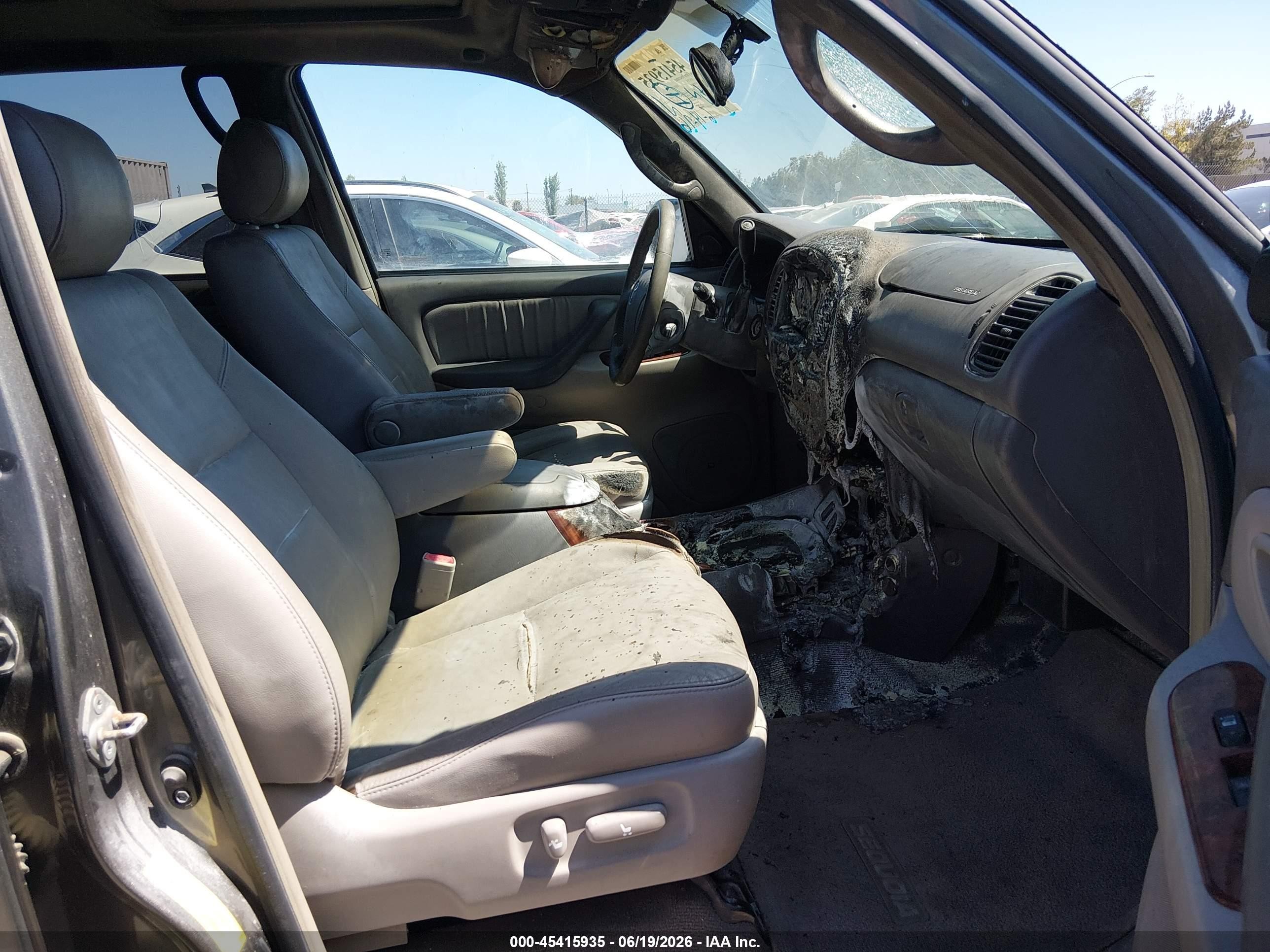 2007 Toyota Sequoia Limited Champagne vin: 5TDZT38A77S293979