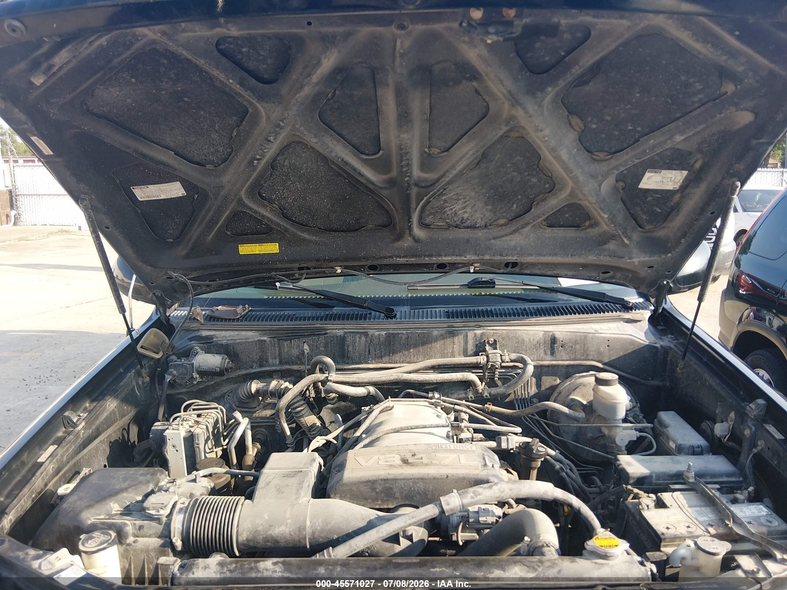 2001 Toyota Sequoia Limited V8 Black vin: 5TDZT38A81S021464
