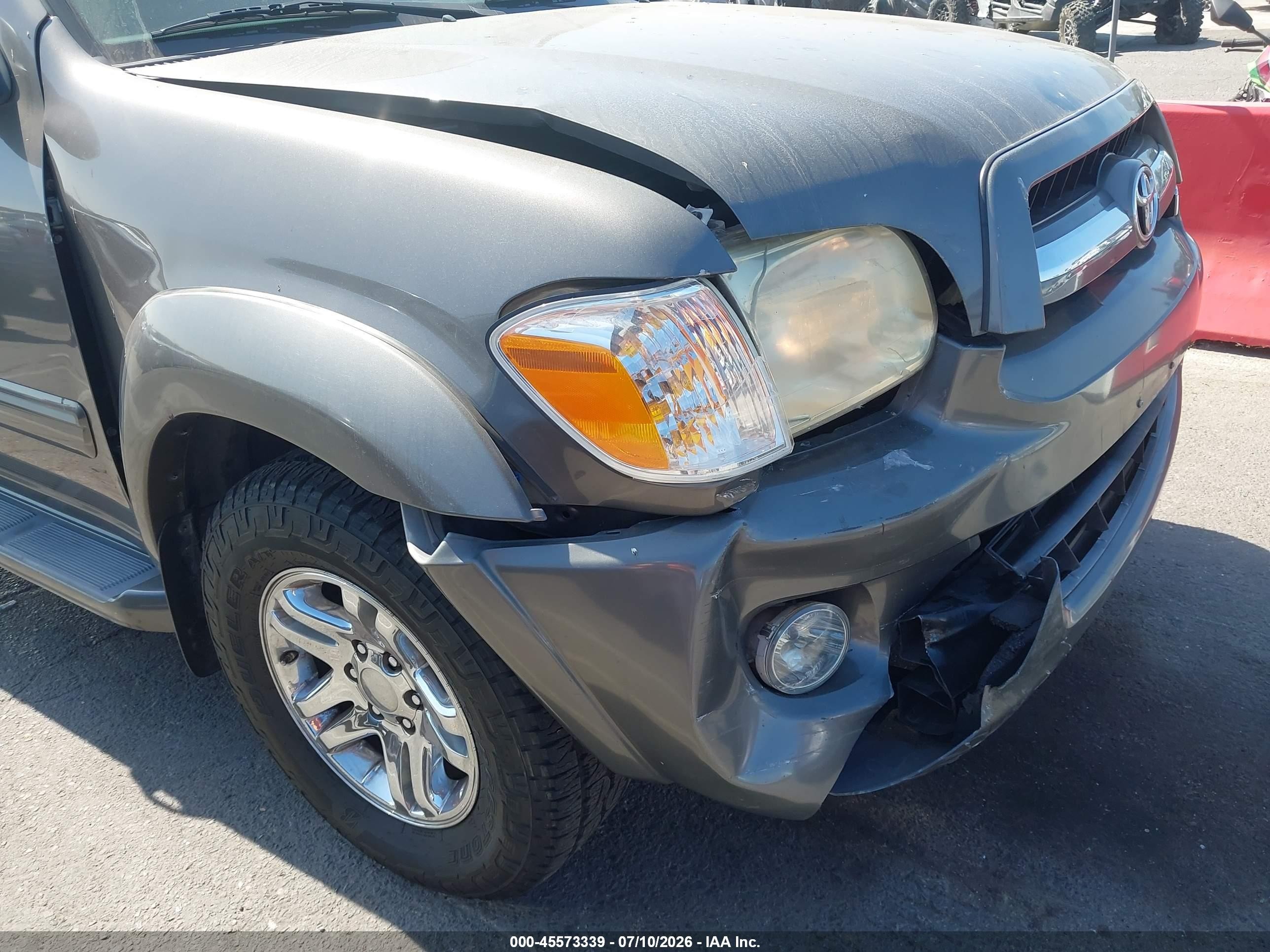 2006 Toyota Sequoia Limited V8 Gray vin: 5TDZT38A86S280320