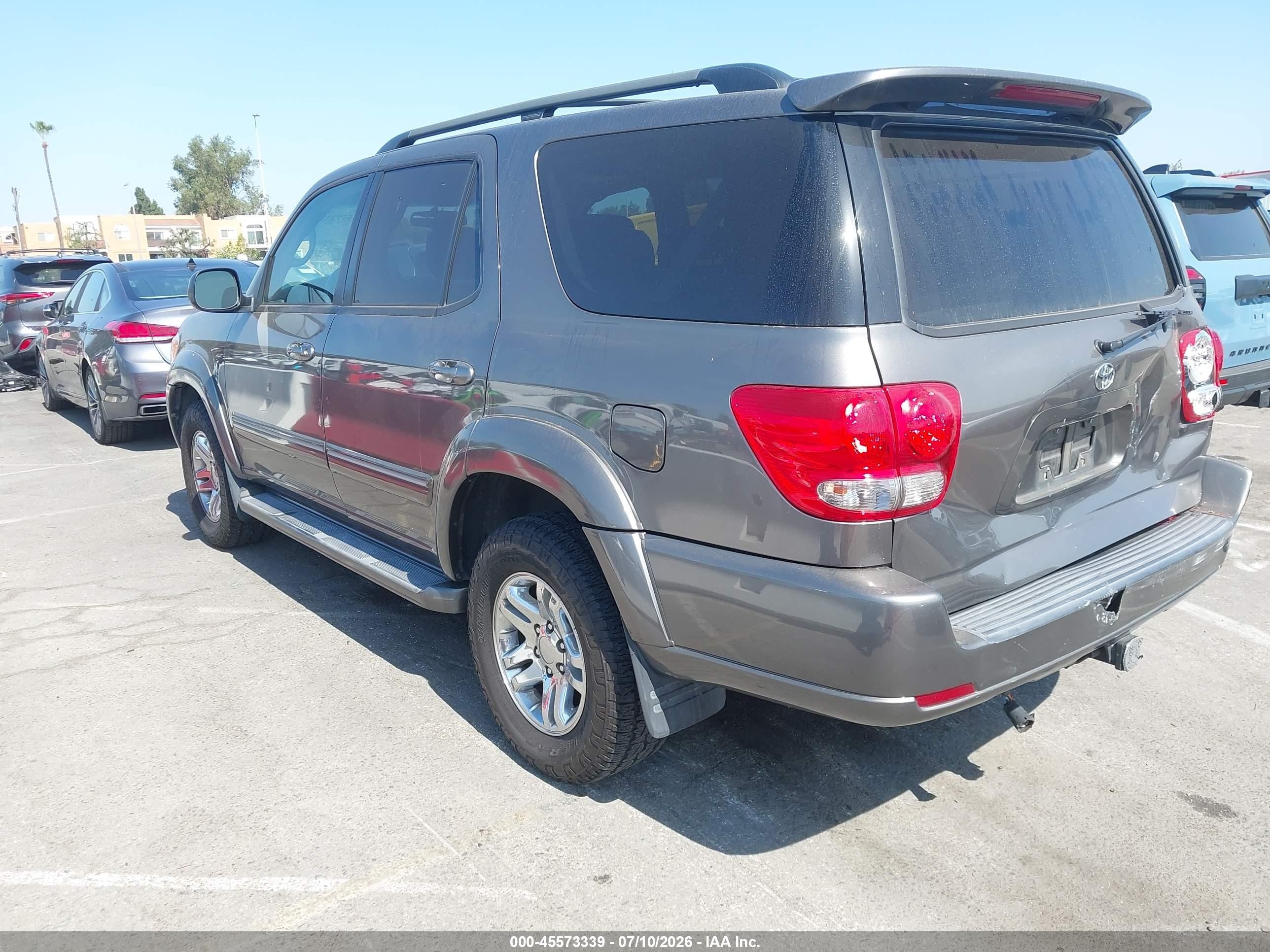 2006 Toyota Sequoia Limited V8 Gray vin: 5TDZT38A86S280320