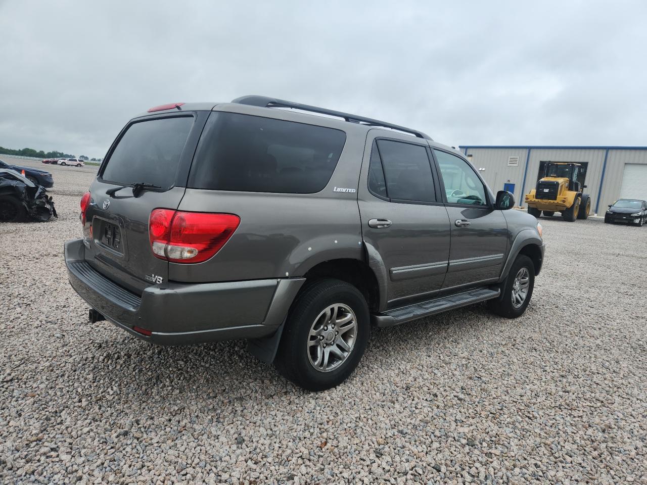 2006 Toyota Sequoia Limited Серый vin: 5TDZT38A96S269617