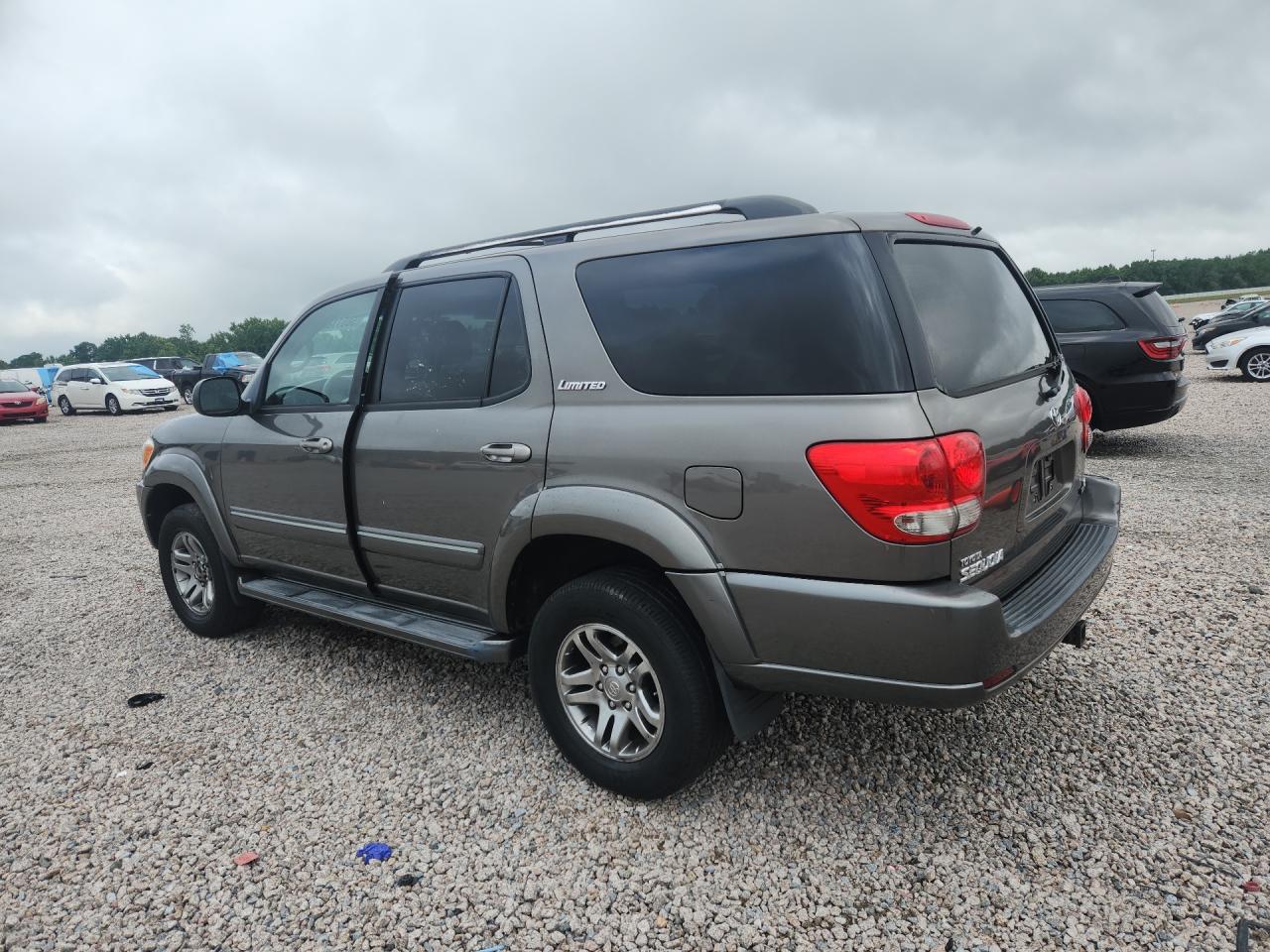 2006 Toyota Sequoia Limited Серый vin: 5TDZT38A96S269617