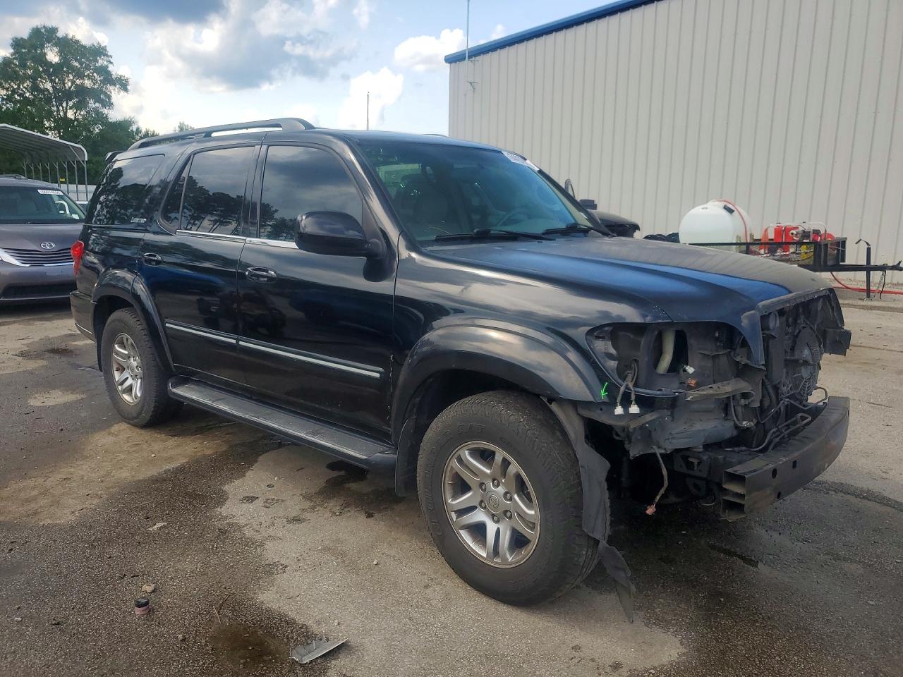 2006 Toyota Sequoia Limited Black vin: 5TDZT38A96S274056