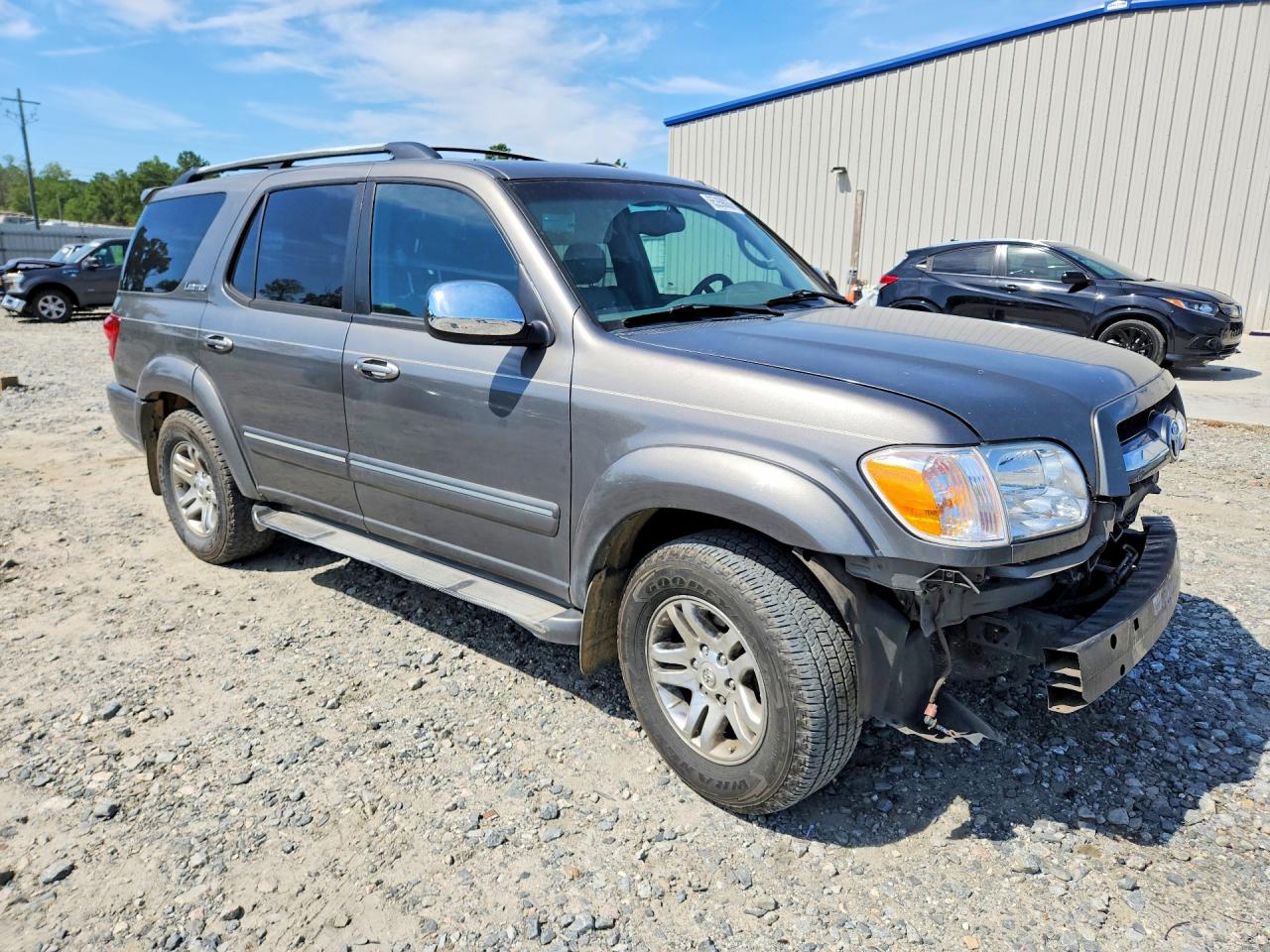 2007 Toyota Sequoia Limited Gray vin: 5TDZT38A97S289755