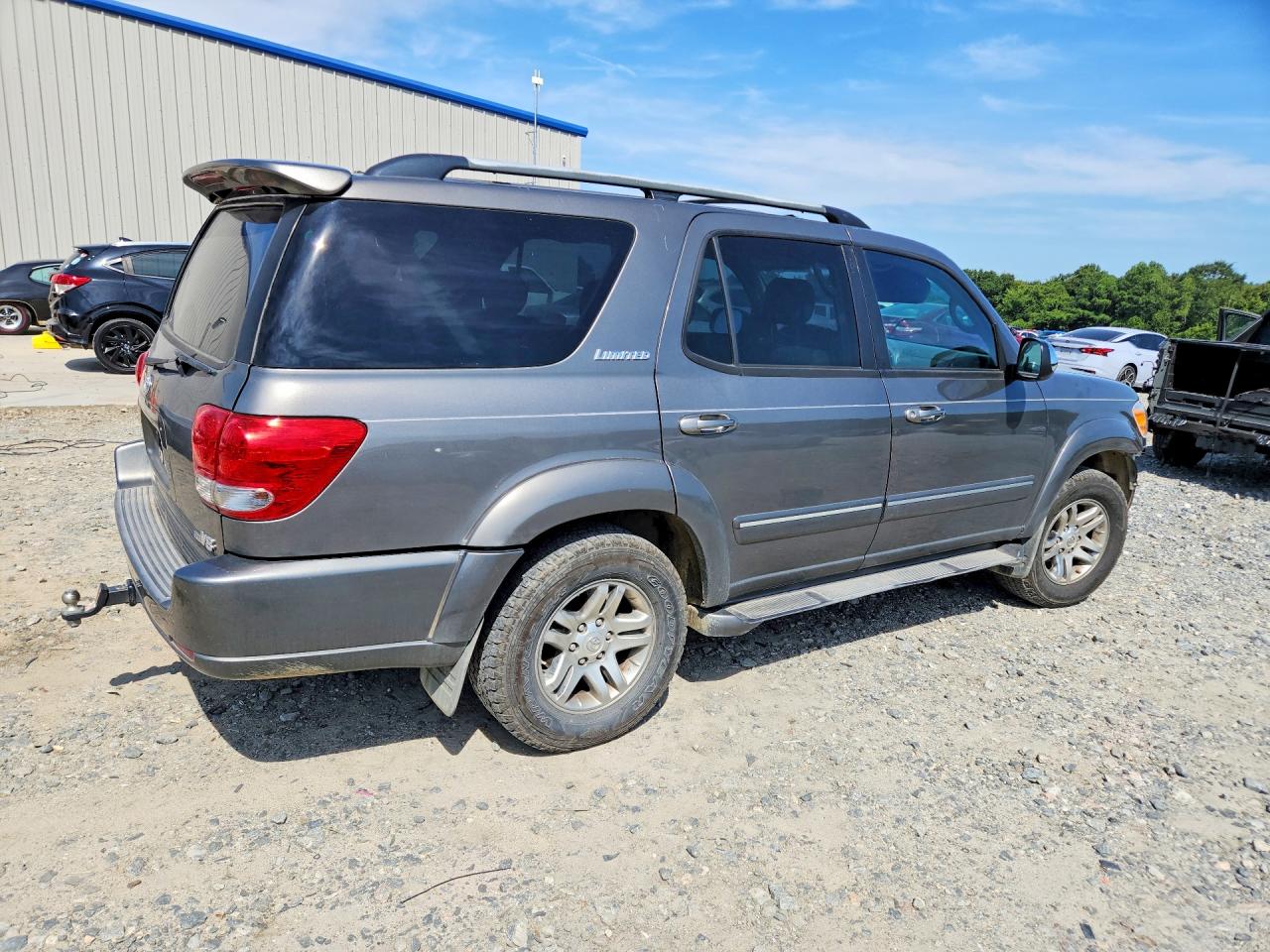 2007 Toyota Sequoia Limited Gray vin: 5TDZT38A97S289755