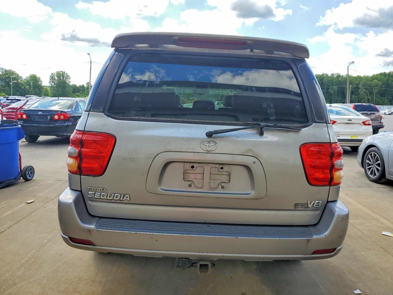 2003 Toyota Sequoia Limited Gray vin: 5TDZT38AX3S146128