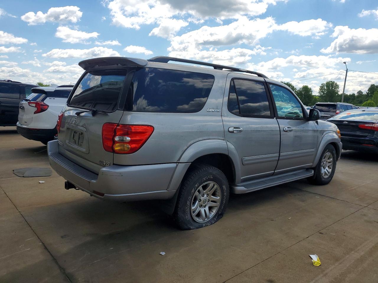 2003 Toyota Sequoia Limited Gray vin: 5TDZT38AX3S146128