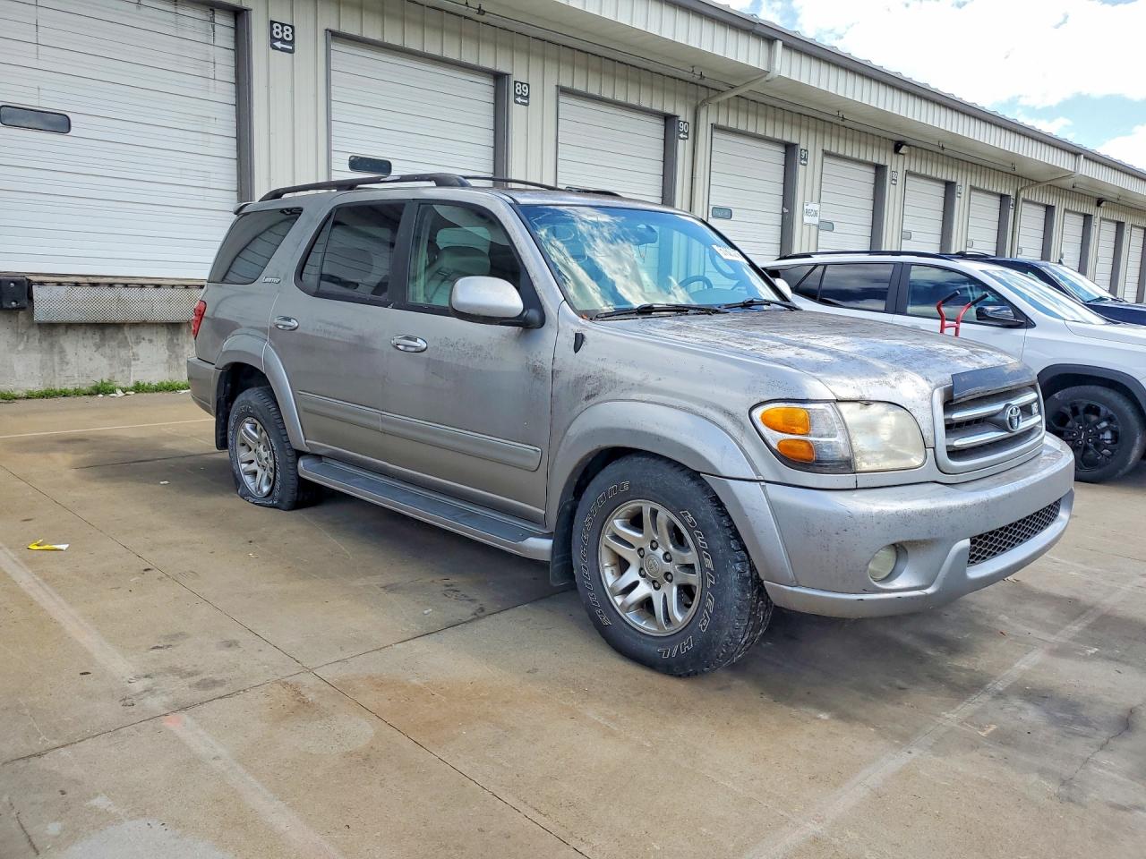 2003 Toyota Sequoia Limited Gray vin: 5TDZT38AX3S146128