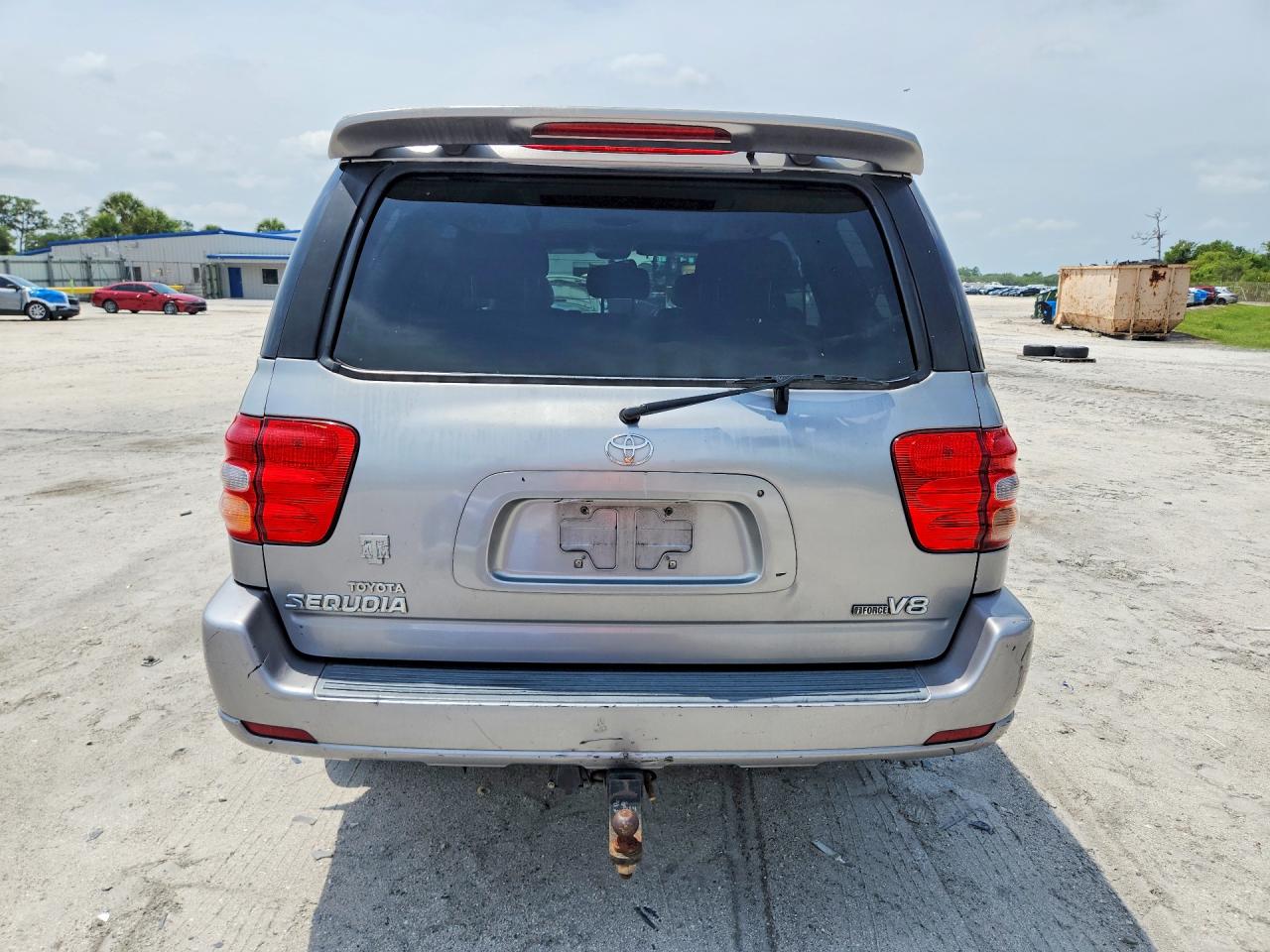 2004 Toyota Sequoia Gray vin: 5TDZT38AX4S227387