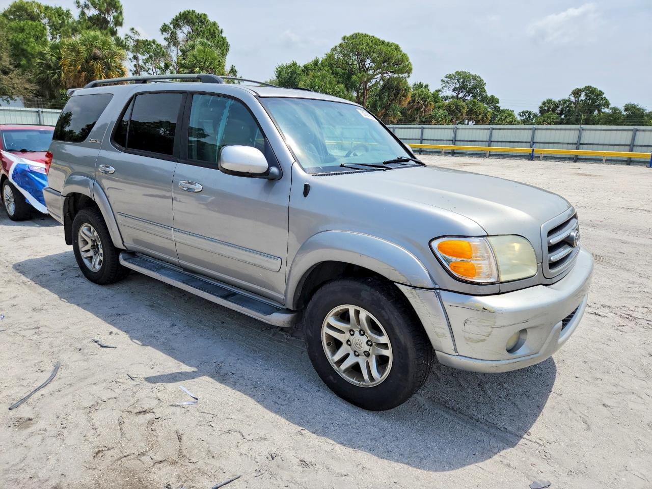 2004 Toyota Sequoia Gray vin: 5TDZT38AX4S227387