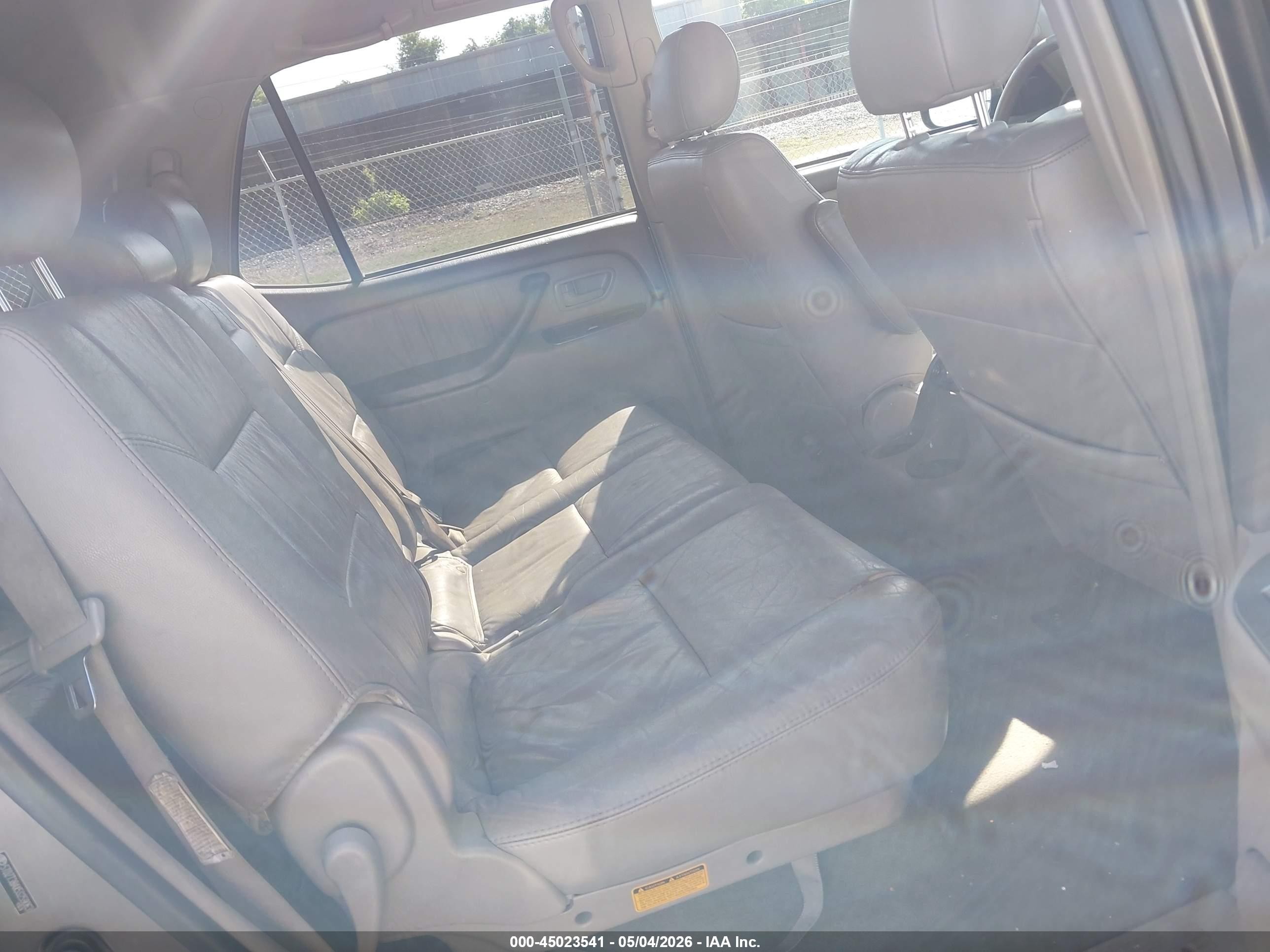 2005 Toyota Sequoia Limited V8 Серый vin: 5TDZT38AX5S259063