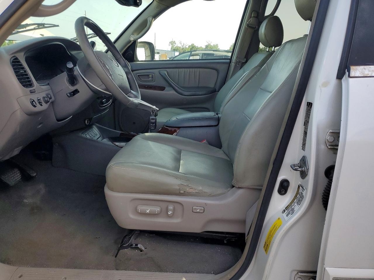 2006 Toyota Sequoia Limited White vin: 5TDZT38AX6S280819