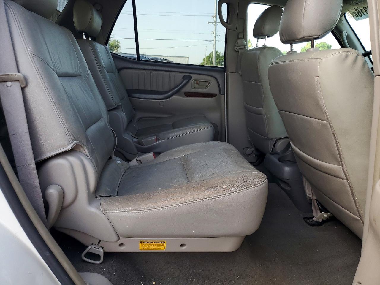2006 Toyota Sequoia Limited White vin: 5TDZT38AX6S280819