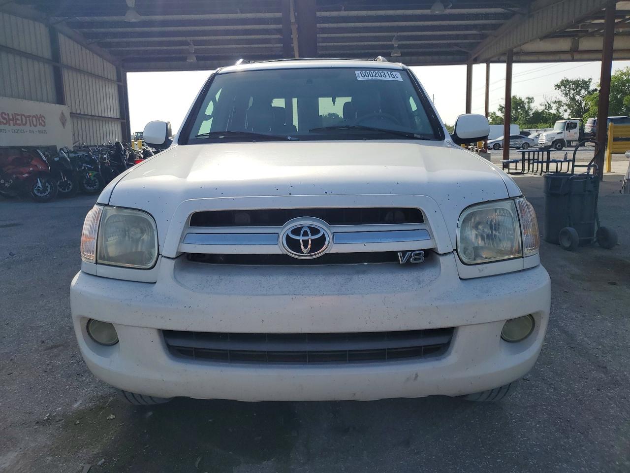 2006 Toyota Sequoia Limited White vin: 5TDZT38AX6S280819