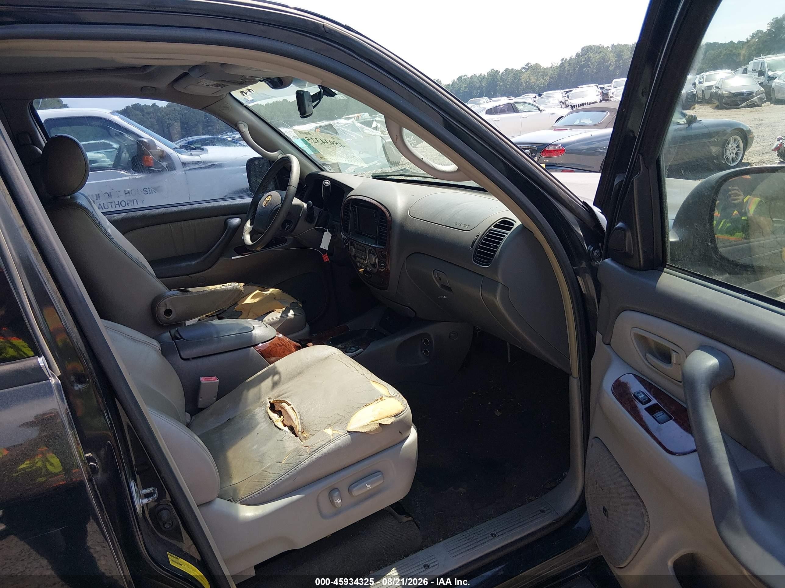 2007 Toyota Sequoia Limited Black vin: 5TDZT38AX7S299565