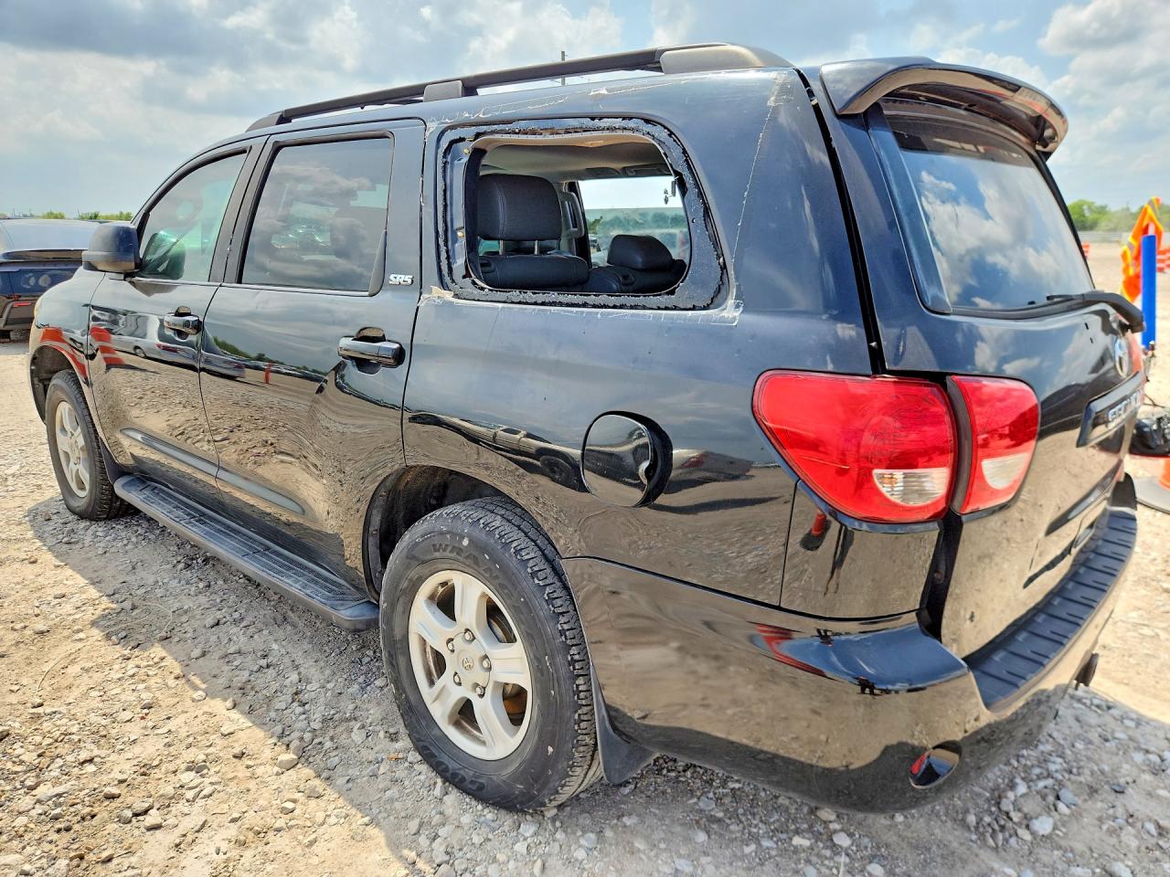 2011 Toyota Sequoia Sr5 Black vin: 5TDZY5G14BS035331