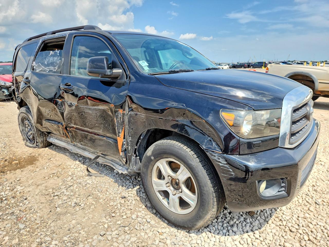 2011 Toyota Sequoia Sr5 Black vin: 5TDZY5G14BS035331