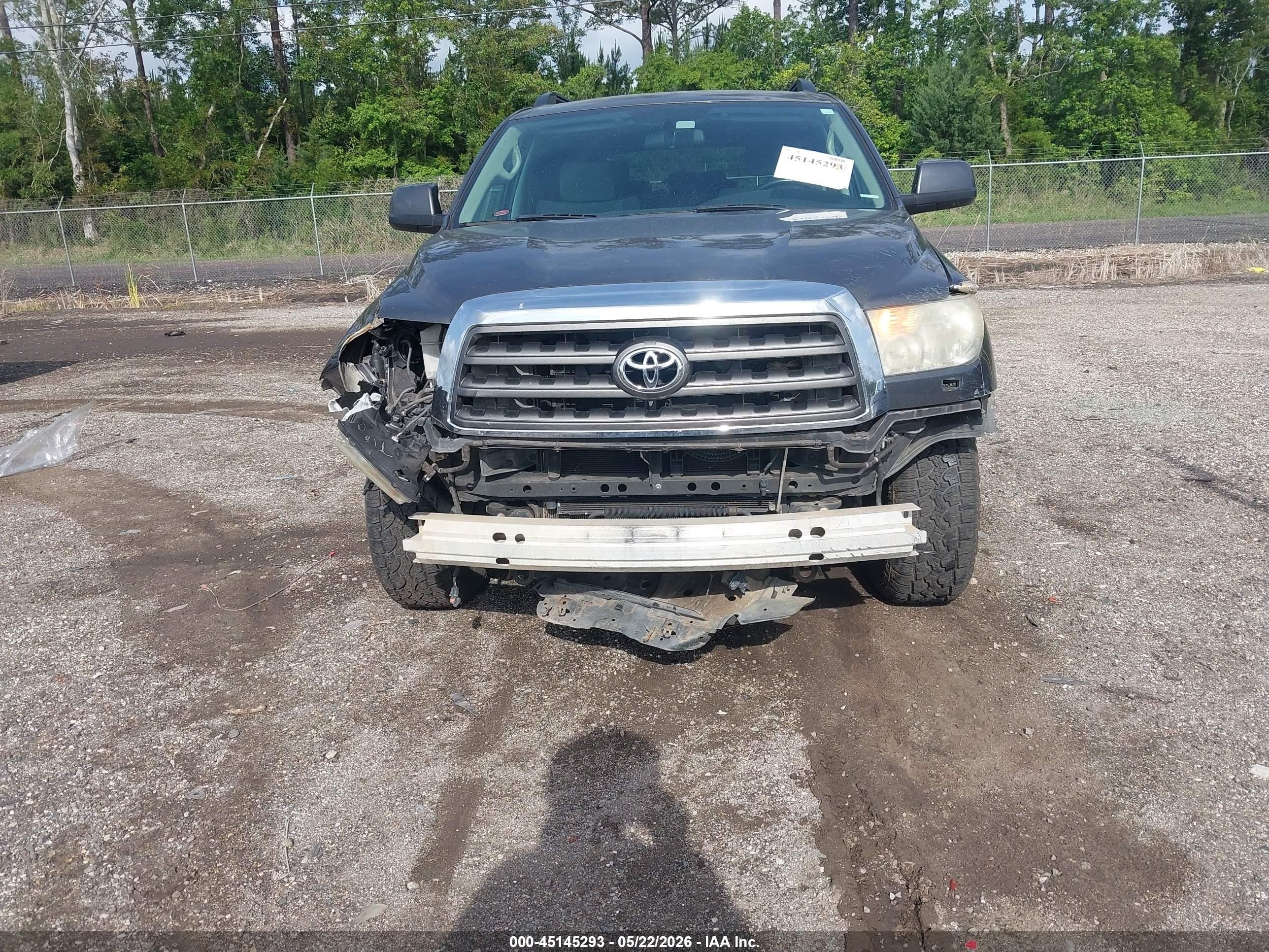 2014 Toyota Sequoia Sr5 5.7l V8 Gray vin: 5TDZY5G14ES054272