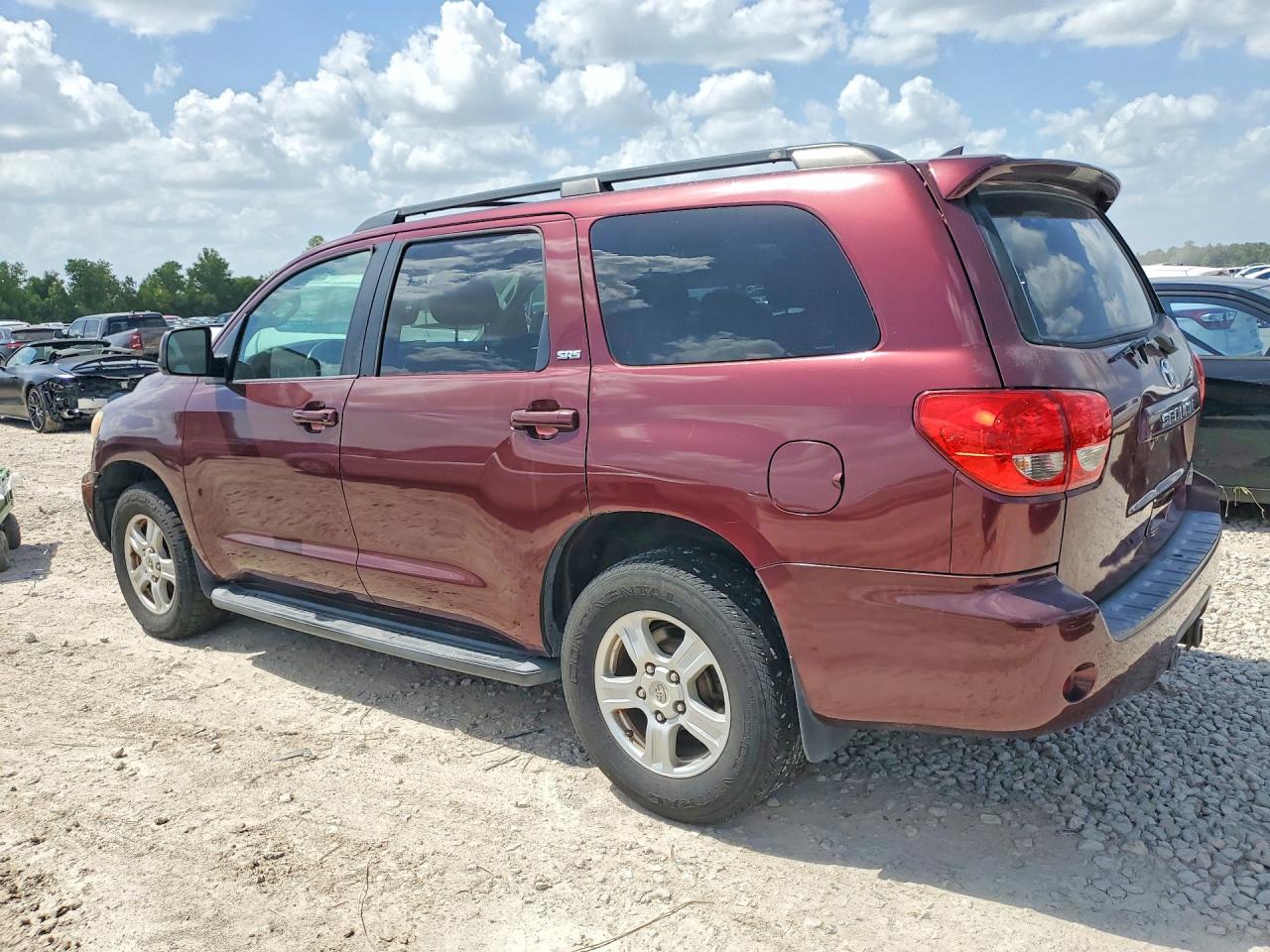 2011 Toyota Sequoia Sr5 Maroon vin: 5TDZY5G16BS032172