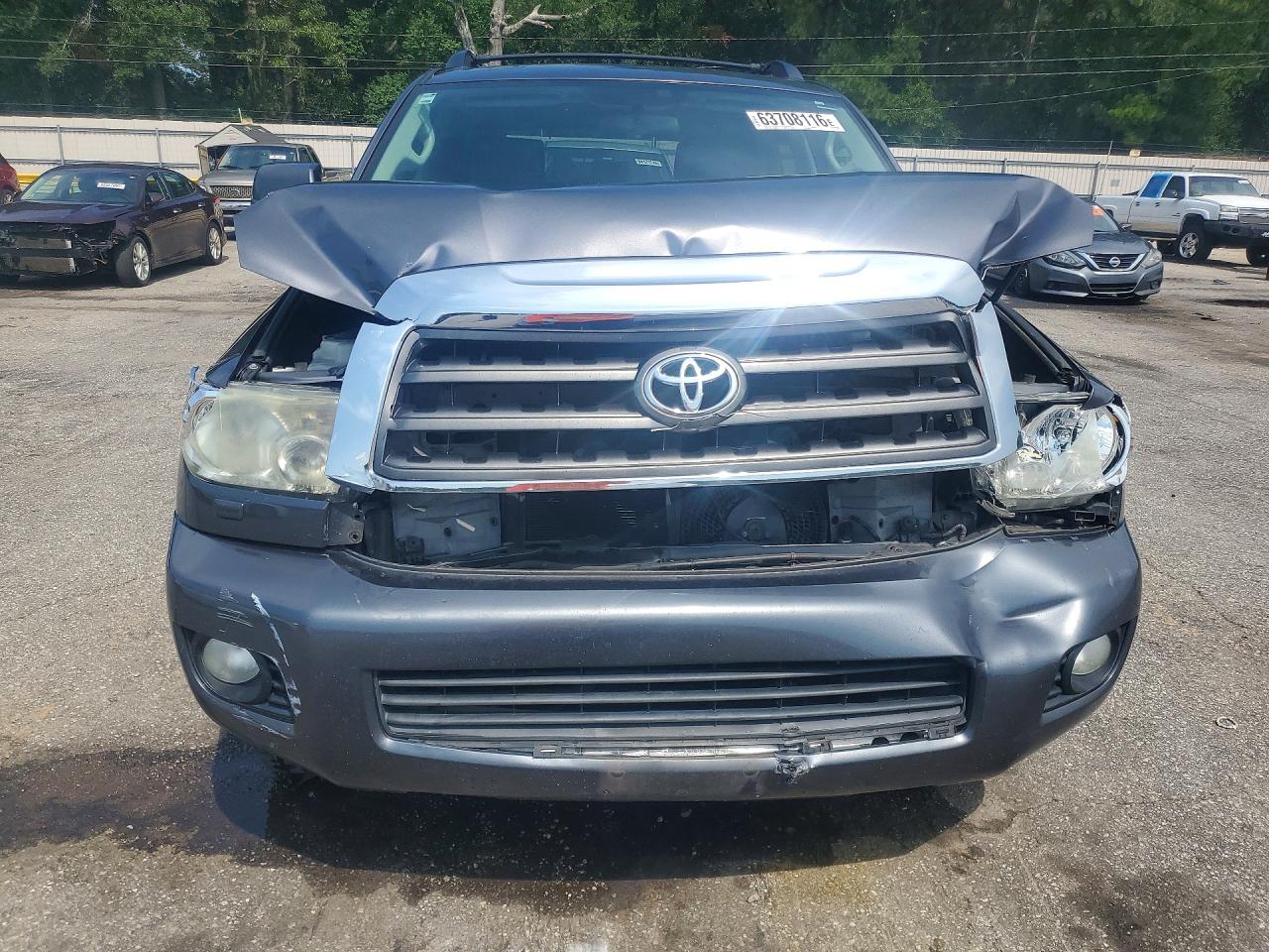 2014 Toyota Sequoia Sr5 Gray vin: 5TDZY5G17ES054167