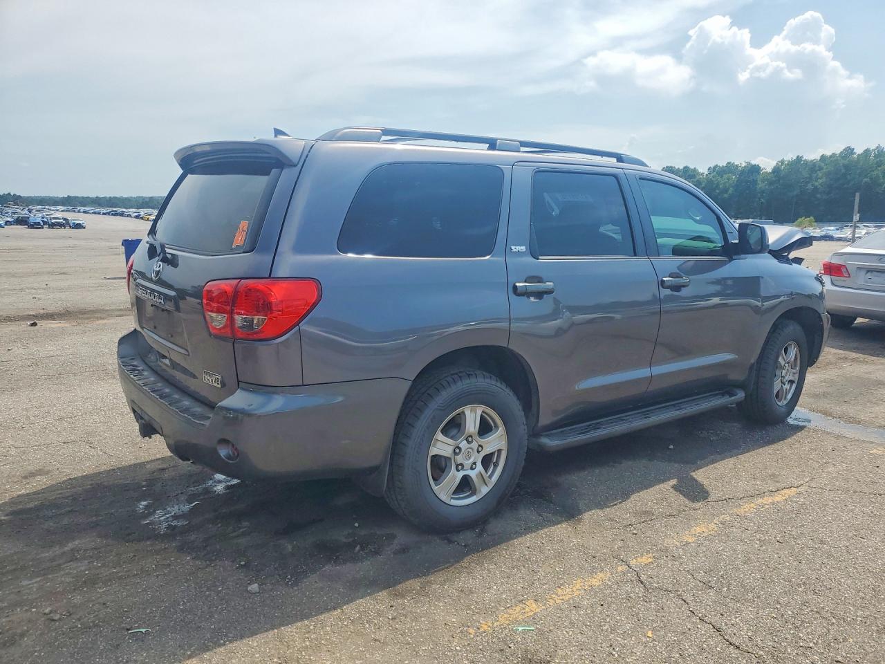 2014 Toyota Sequoia Sr5 Gray vin: 5TDZY5G17ES054167