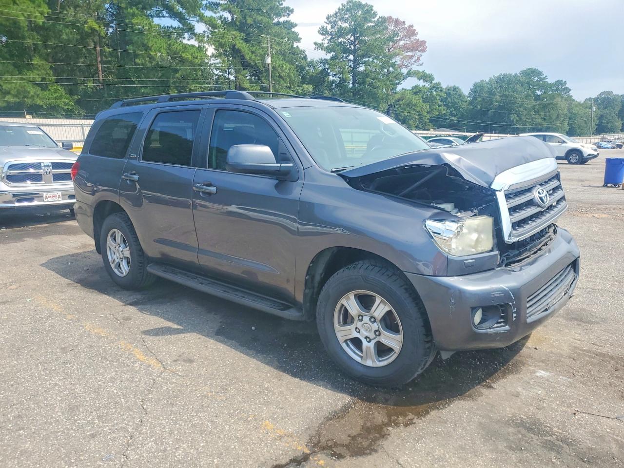 2014 Toyota Sequoia Sr5 Gray vin: 5TDZY5G17ES054167