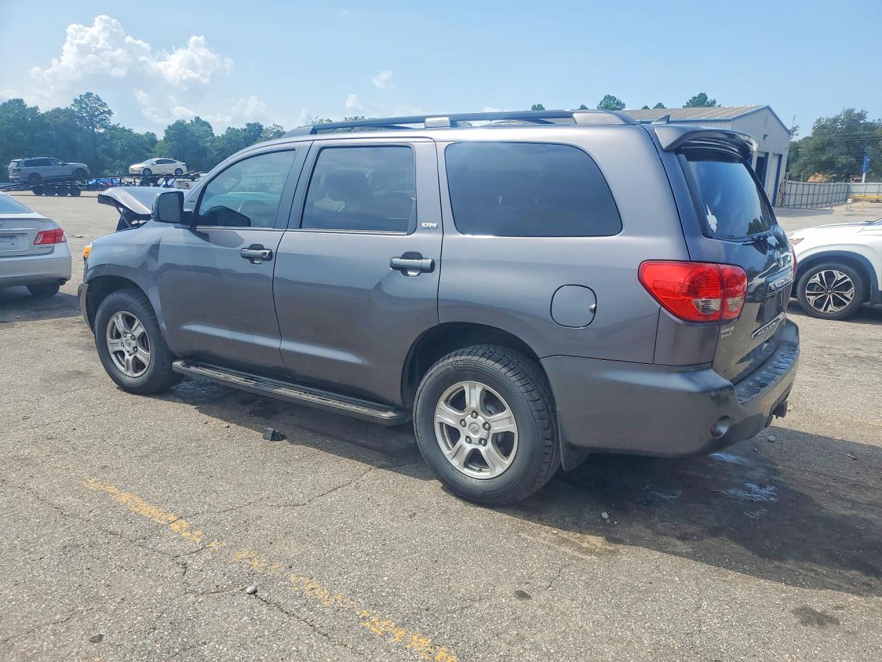 2014 Toyota Sequoia Sr5 Gray vin: 5TDZY5G17ES054167