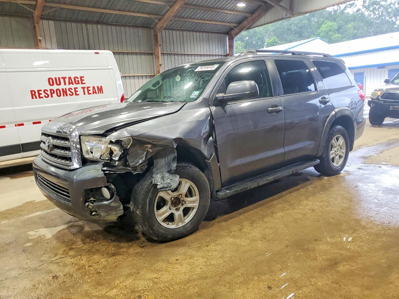 2012 Toyota Sequoia Sr5 Charcoal vin: 5TDZY5G19CS037819