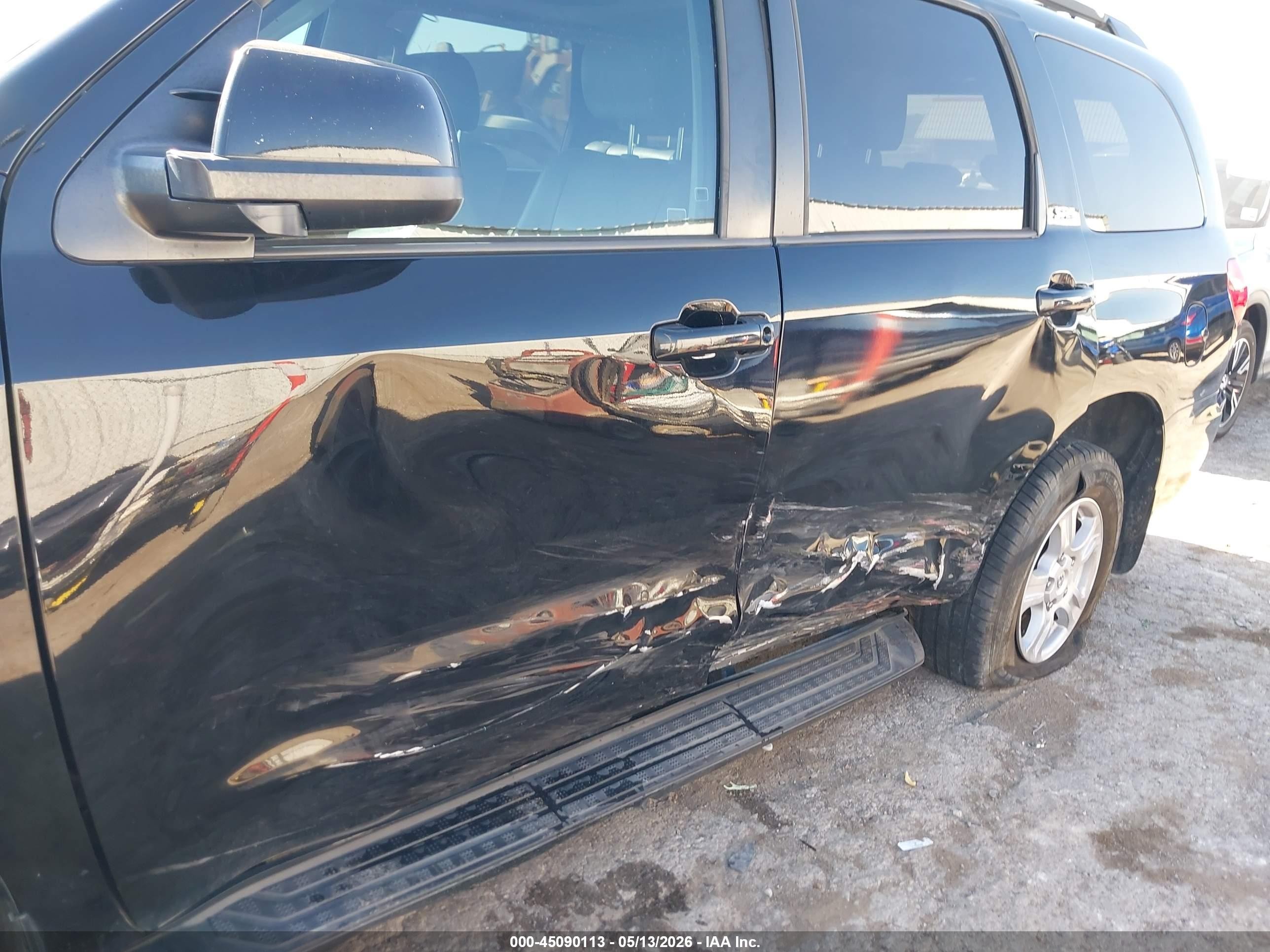 2014 Toyota Sequoia Sr5 5.7l V8 Черный vin: 5TDZY5G19ES055630
