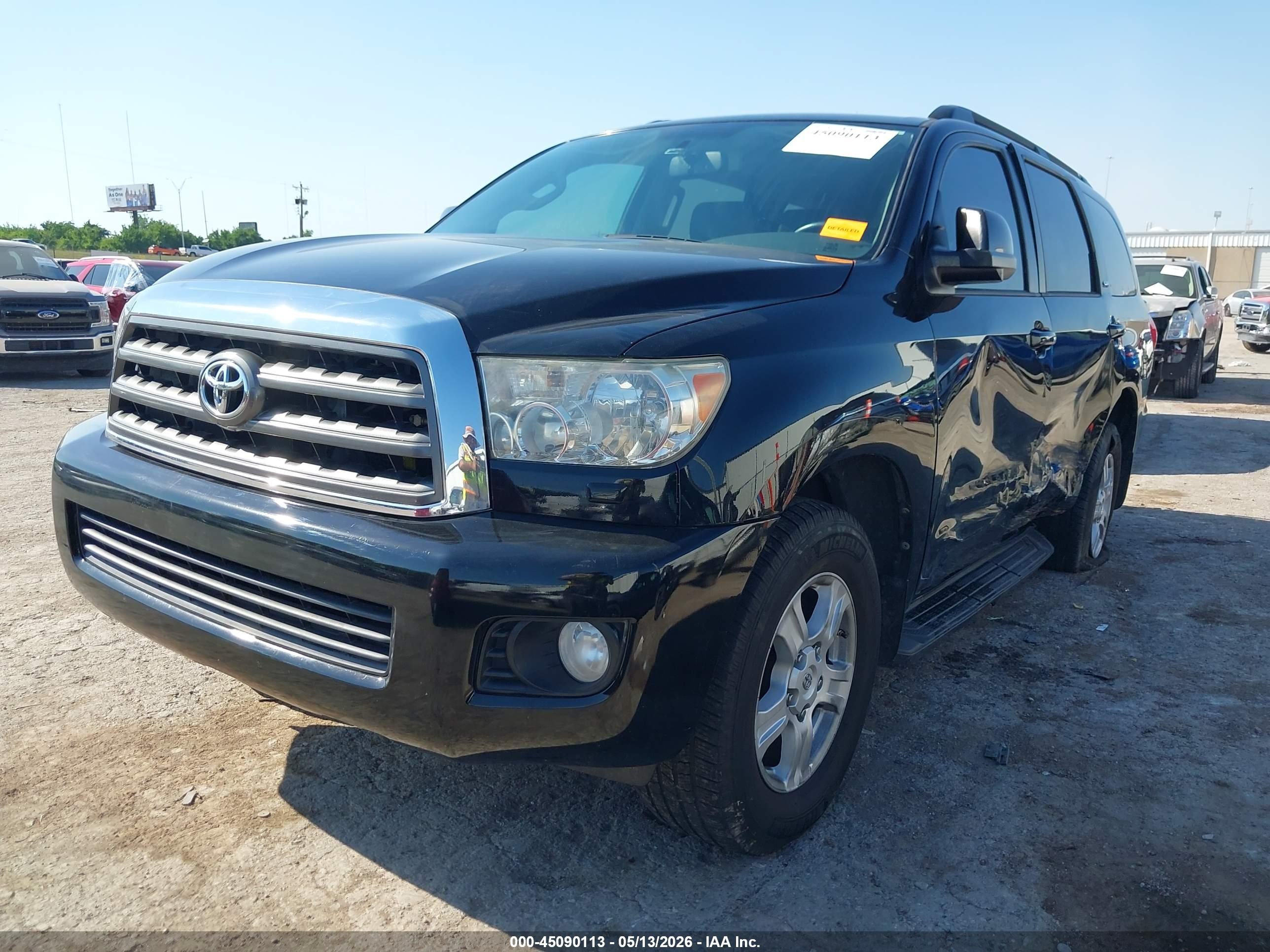 2014 Toyota Sequoia Sr5 5.7l V8 Черный vin: 5TDZY5G19ES055630