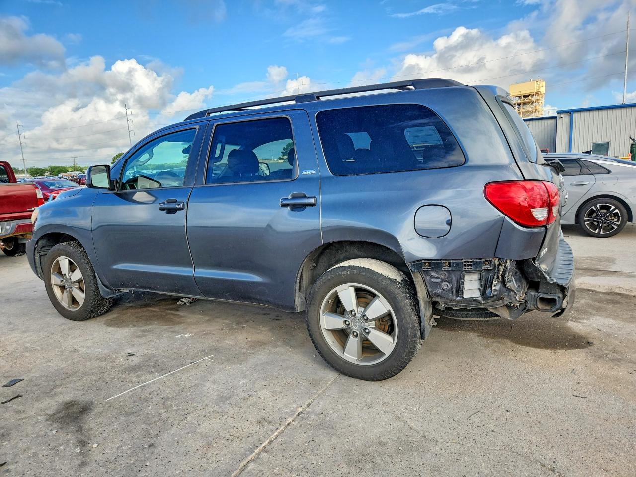 2008 Toyota Sequoia Sr5 Blue vin: 5TDZY64A18S008607