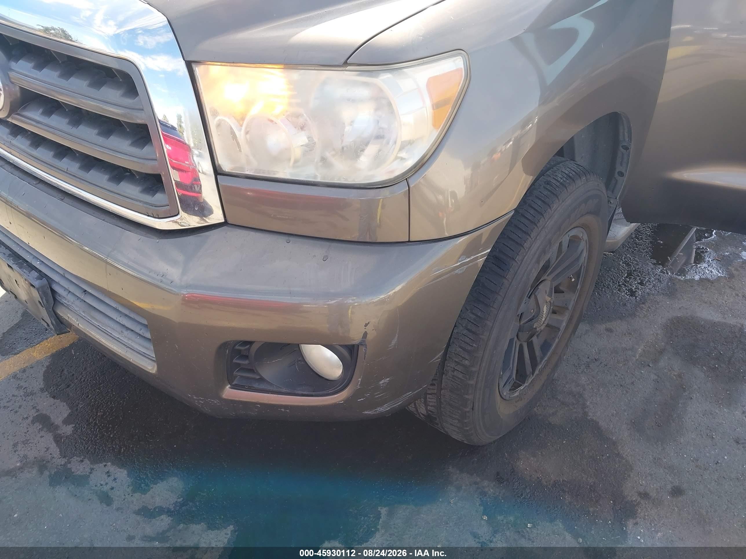 2008 Toyota Sequoia Sr5 5.7l V8 Gray vin: 5TDZY64A18S014665